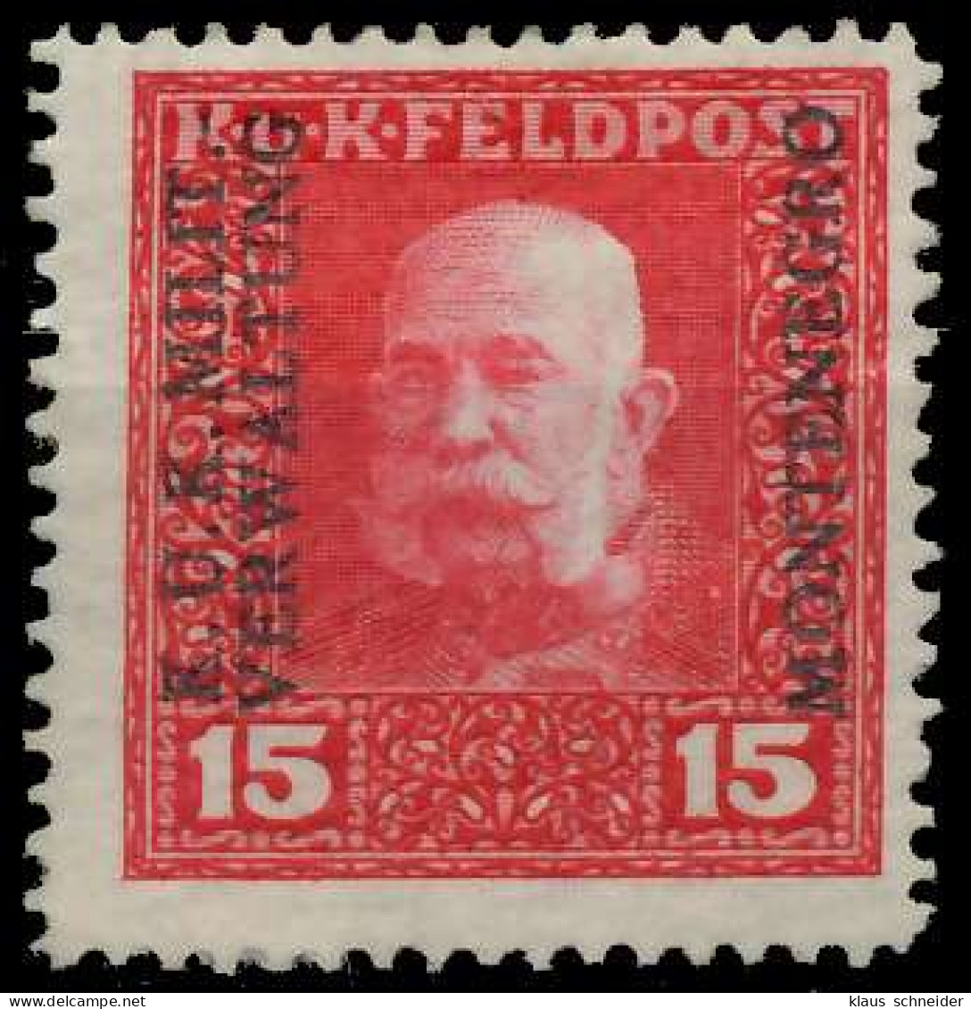 ÖSTERREICH FELDPOST MONTENEGRO Nr 2A Ungebraucht X73AF2A - Altri & Non Classificati