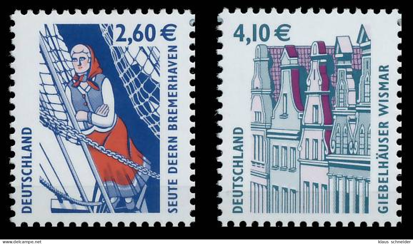 BRD BUND DS SEHENSWÜRDIGKEITEN Nr 2322-2323 Postfrisch S3E7DD6 - Unused Stamps