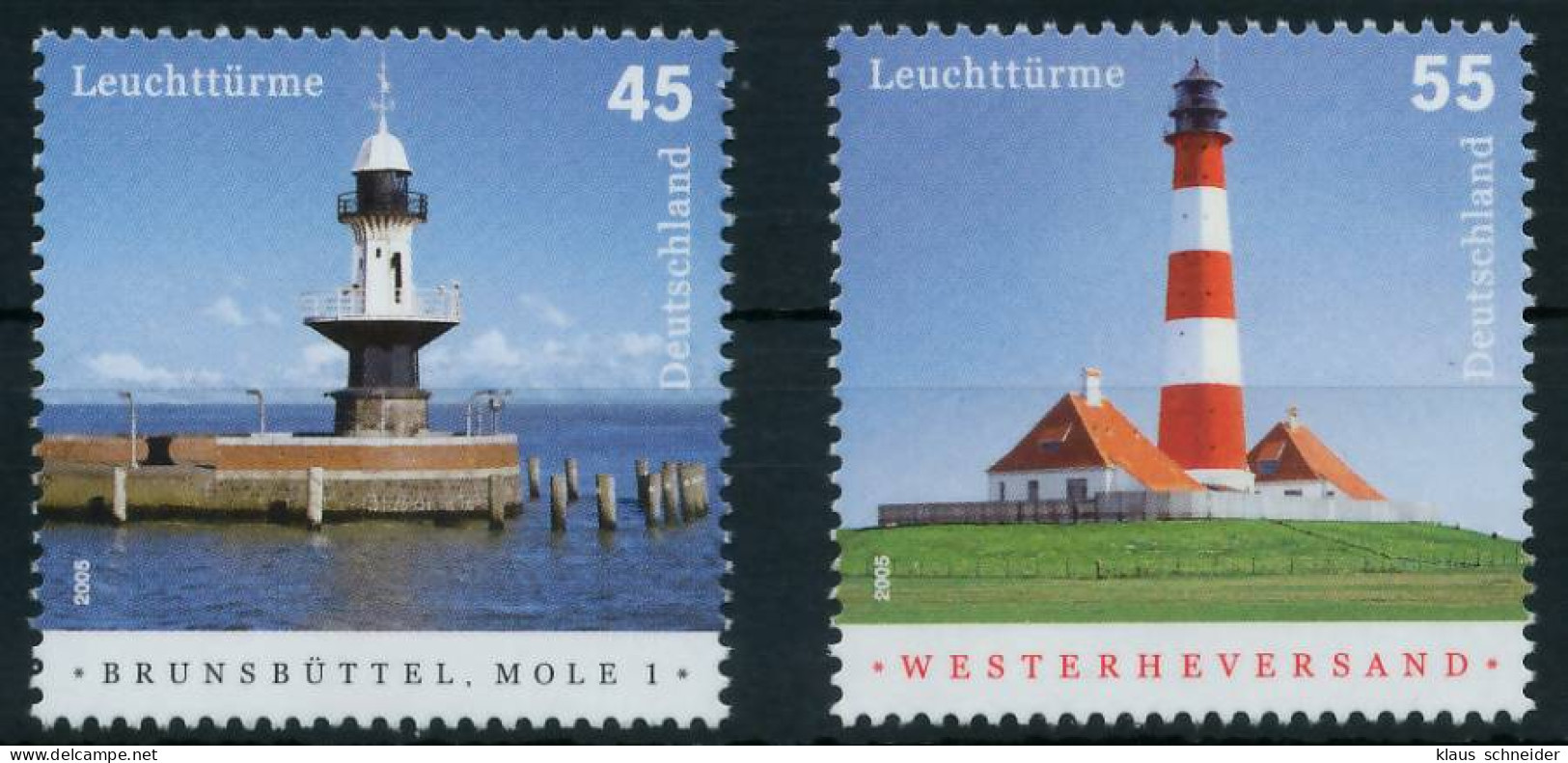BRD BUND 2005 Nr 2473-2474 Postfrisch S3E8256 - Unused Stamps