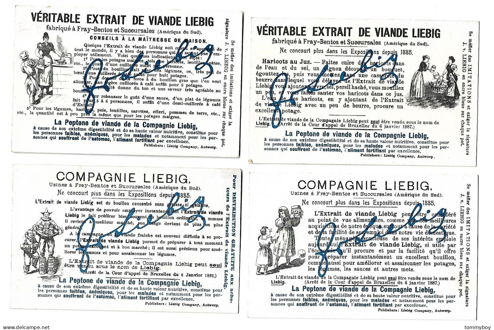 S 712, Liebig 6 Cards, L'école  (ref B18) - Liebig