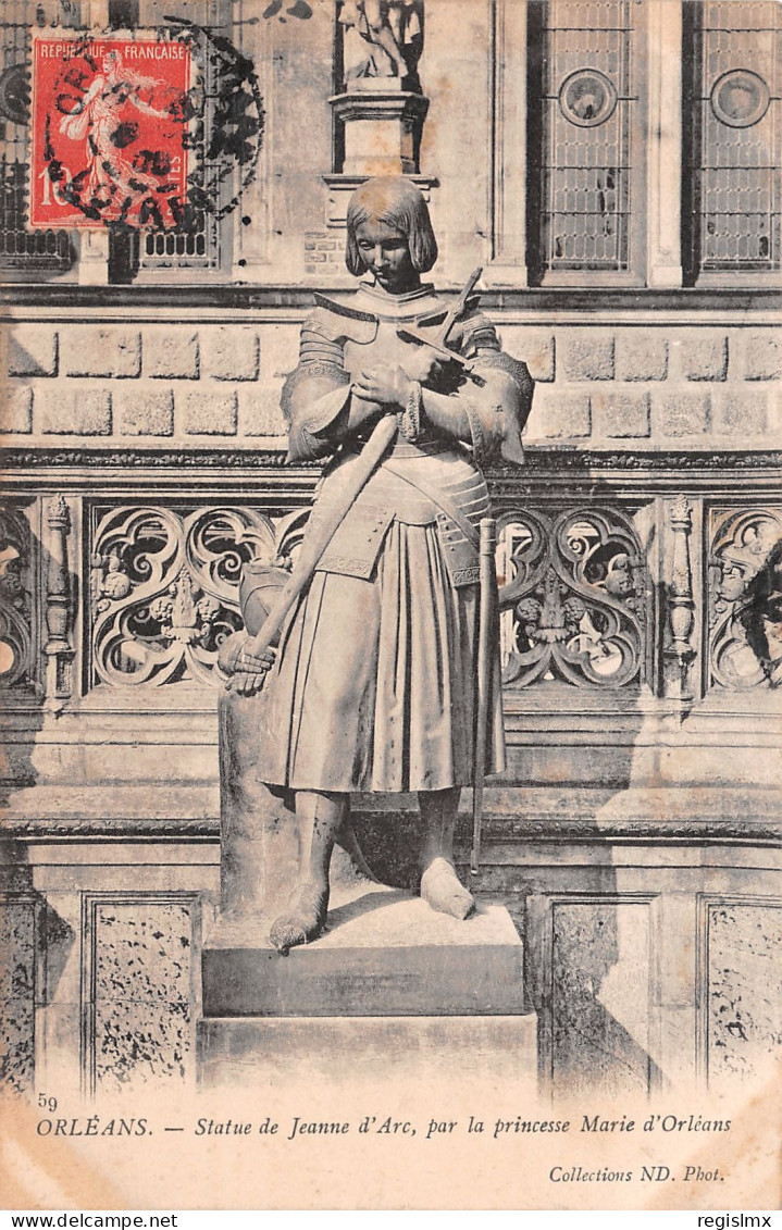 45-ORLEANS STATUE DE JEANNE D ARC-N°T1163-E/0135 - Orleans