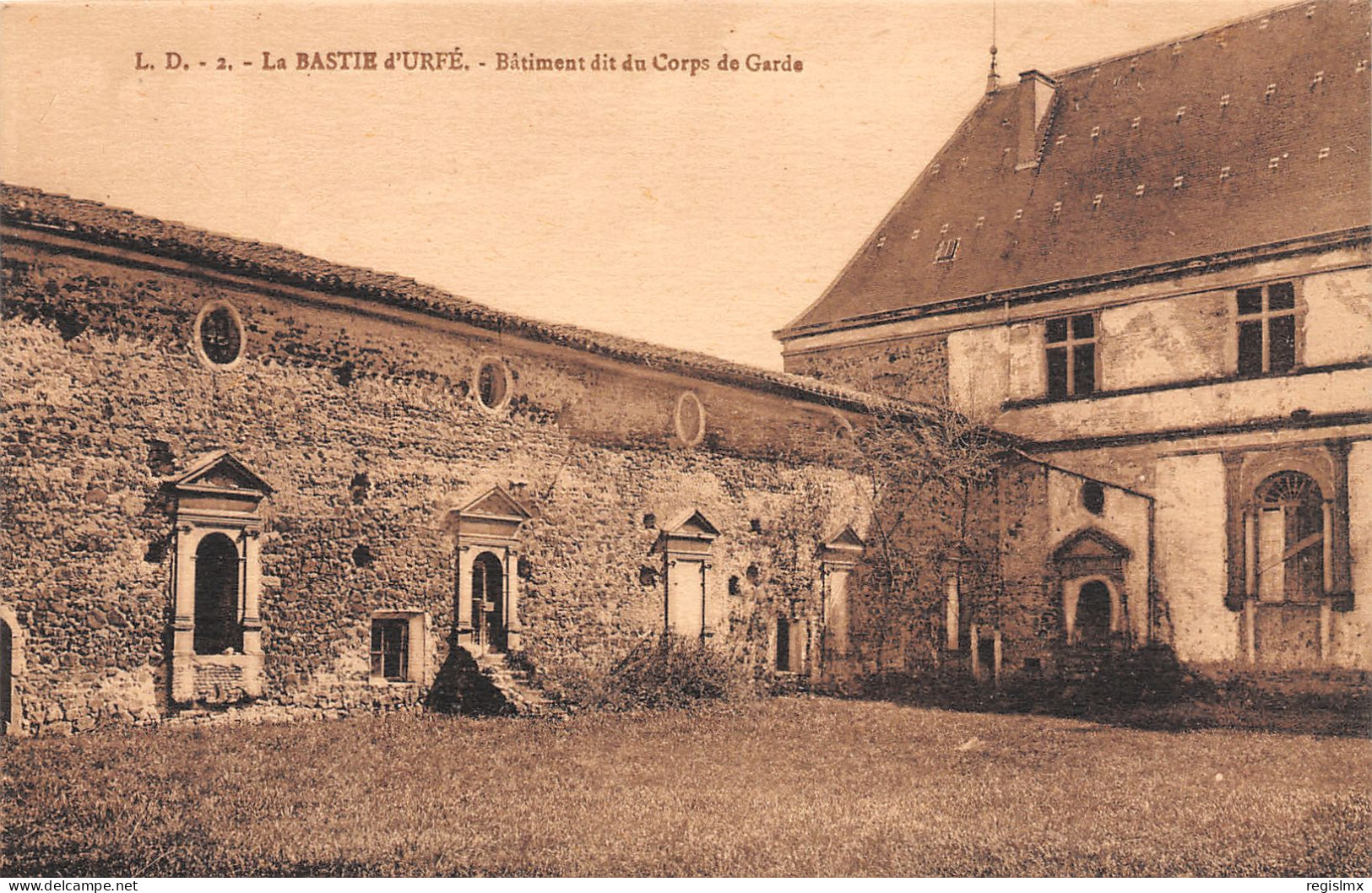 42-LA BASTIE D URFE GALERIE BATIMENT CORPS DE GARDE-N°T1163-H/0179 - Andere & Zonder Classificatie