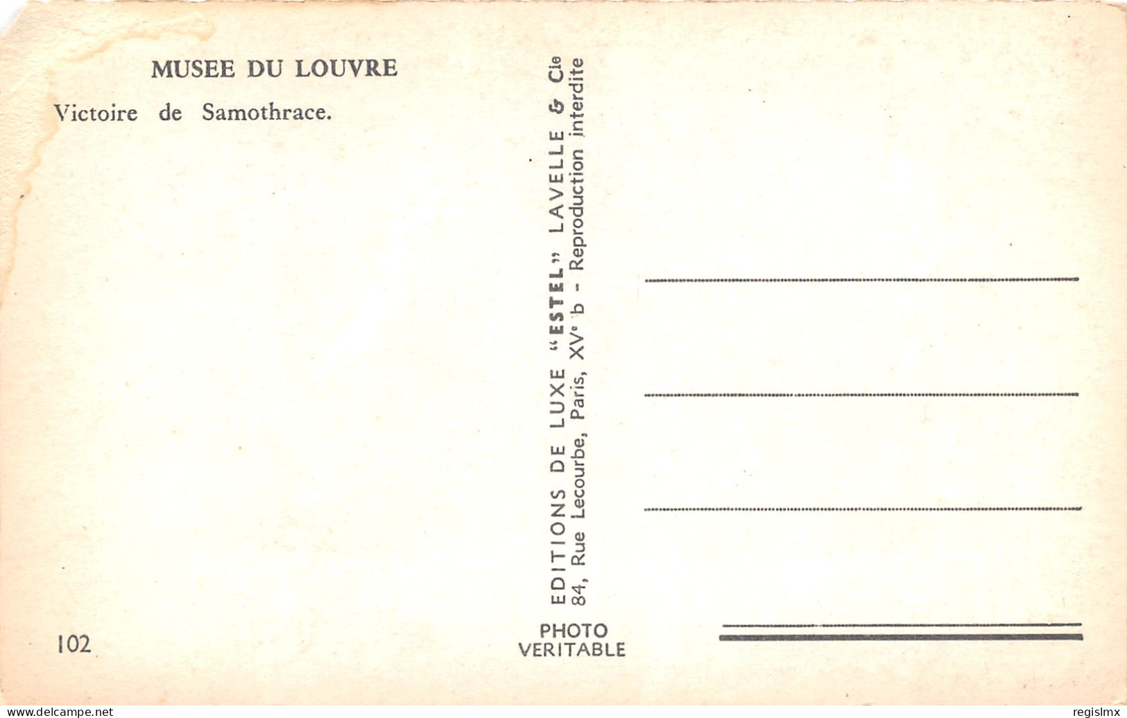 75-MUSEE DU LOUVRE VICTOIRE DE SAMOTHRACE-N°T1163-G/0263 - Other & Unclassified