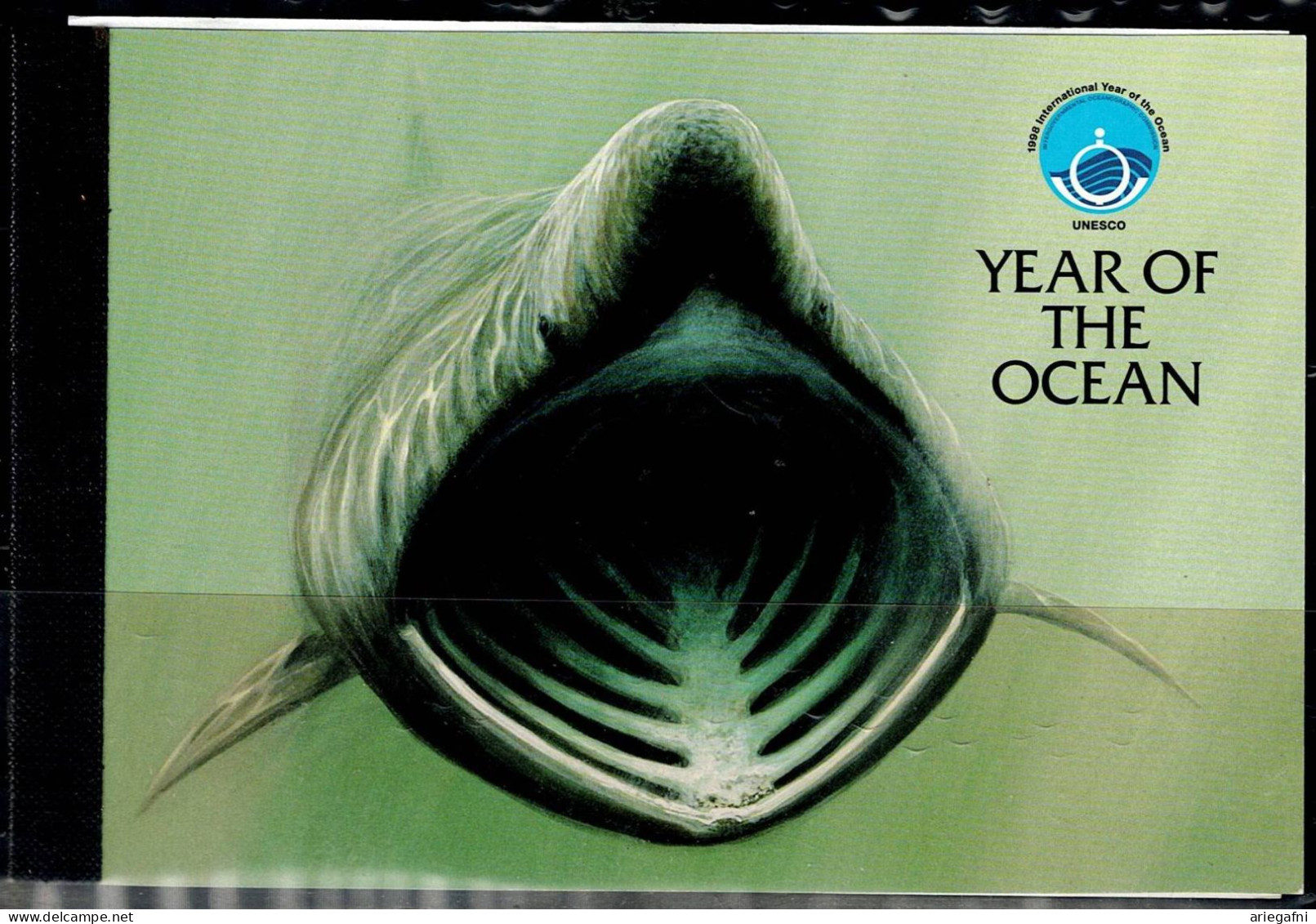 ISLE OF MAN 1998 UNESCO INTERNATIONAL YEAR OF THE OCEAN BOOKLET MNH VF!! - Man (Insel)