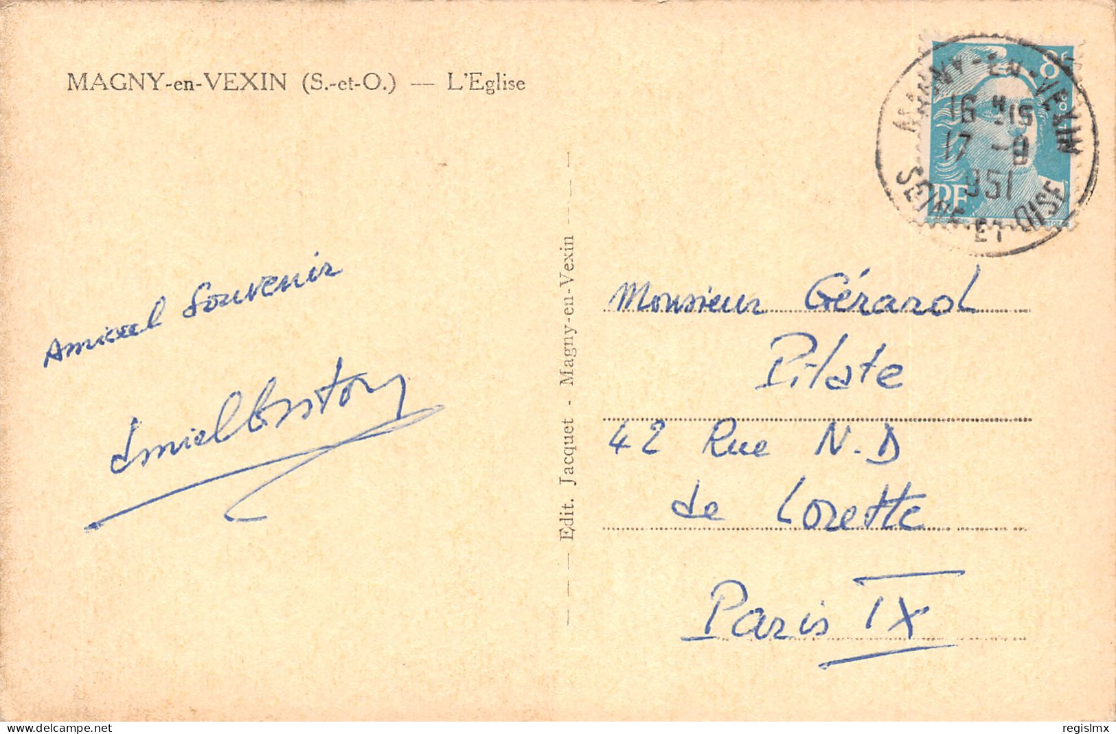 95-MAGNY EN VEXIN-N°T1164-A/0315 - Magny En Vexin