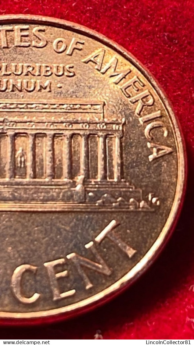 1999 D Lincoln Memorial Penny DDO/DDR Error