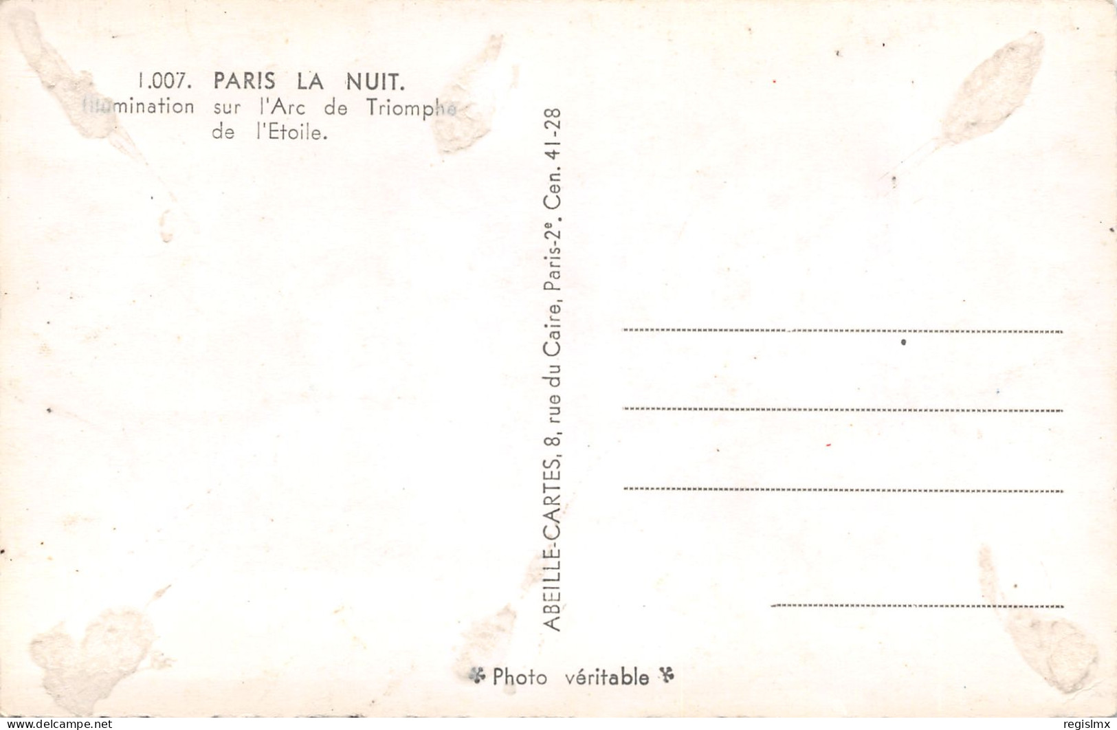 75-PARIS L ARC DE TRIOMPHE DE L ETOILE-N°T1163-H/0383 - Triumphbogen