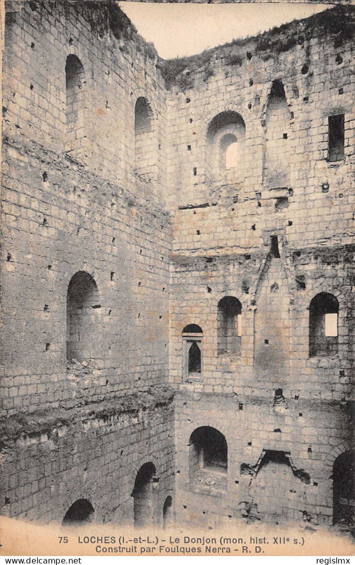 37-LOCHES LE DONJON-N°T1163-H/0273 - Loches