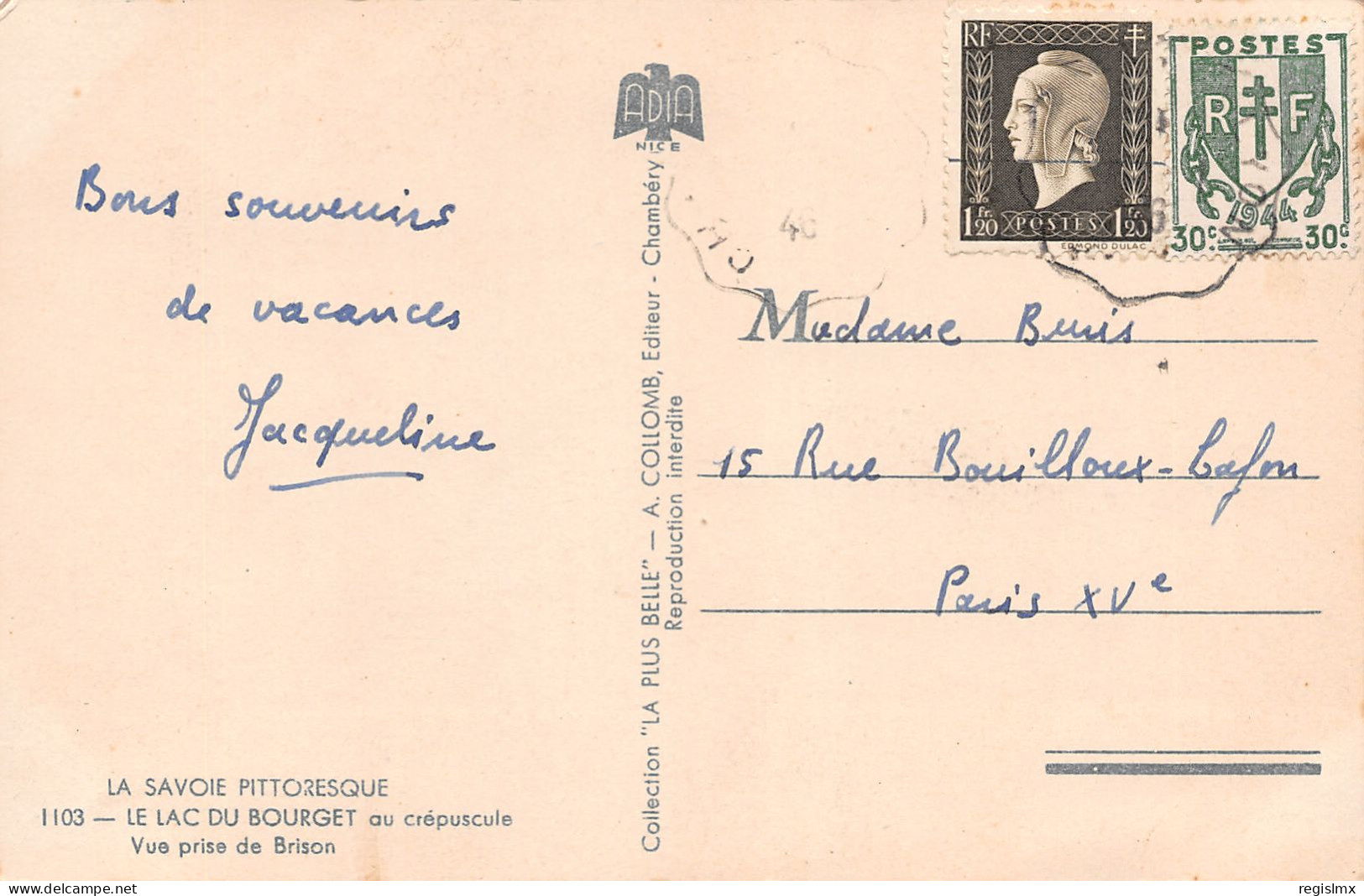 73-LAC DU BOURGET-N°T1164-F/0307 - Other & Unclassified
