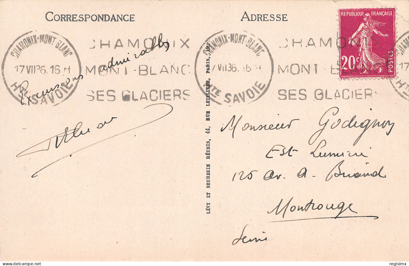 74-CHAMONIX MONT BLANC-N°T1164-F/0305 - Chamonix-Mont-Blanc