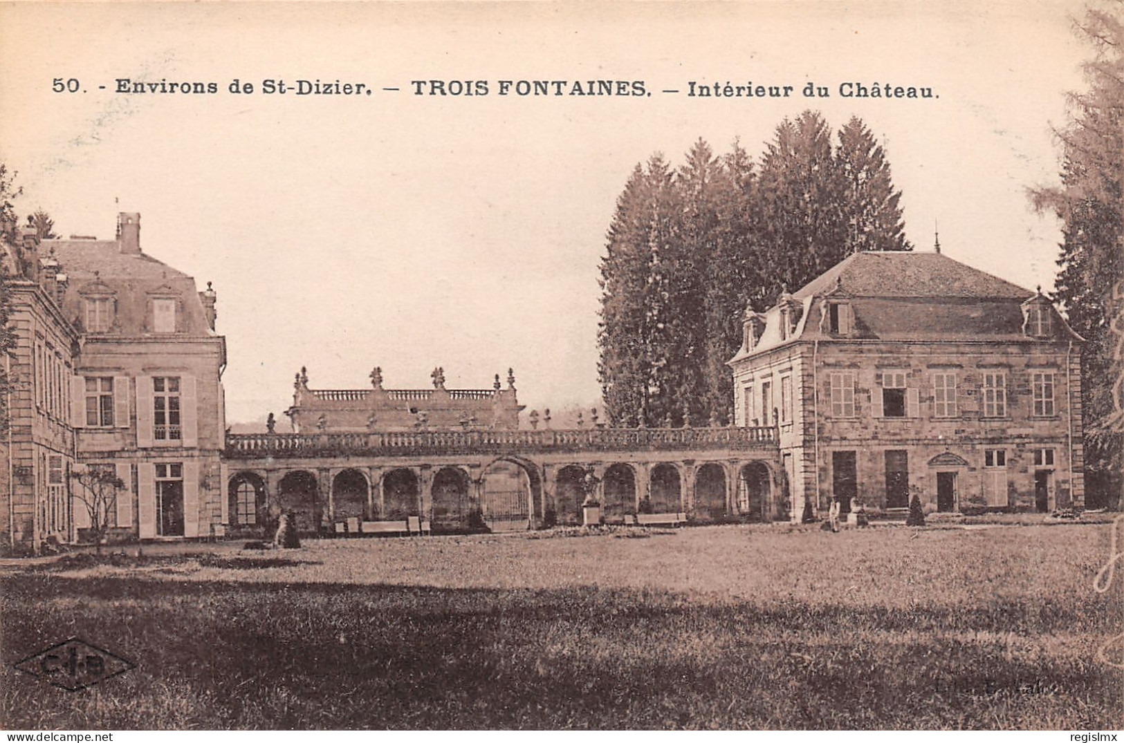 51-TROIS FONTAINES L ABBAYE-N°T1165-B/0197 - Sonstige & Ohne Zuordnung