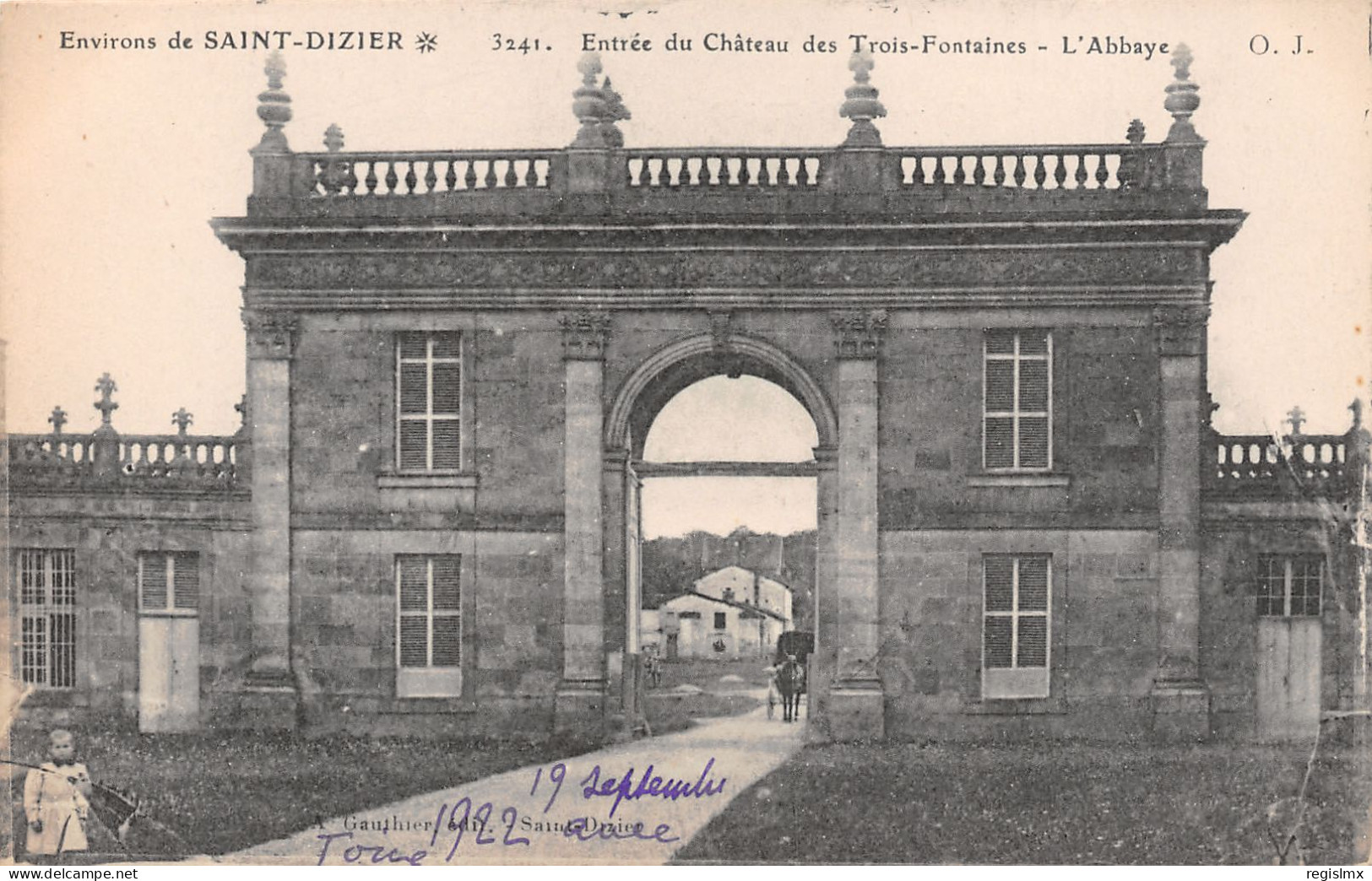 51-TROIS FONTAINES L ABBAYE-N°T1165-B/0113 - Sonstige & Ohne Zuordnung