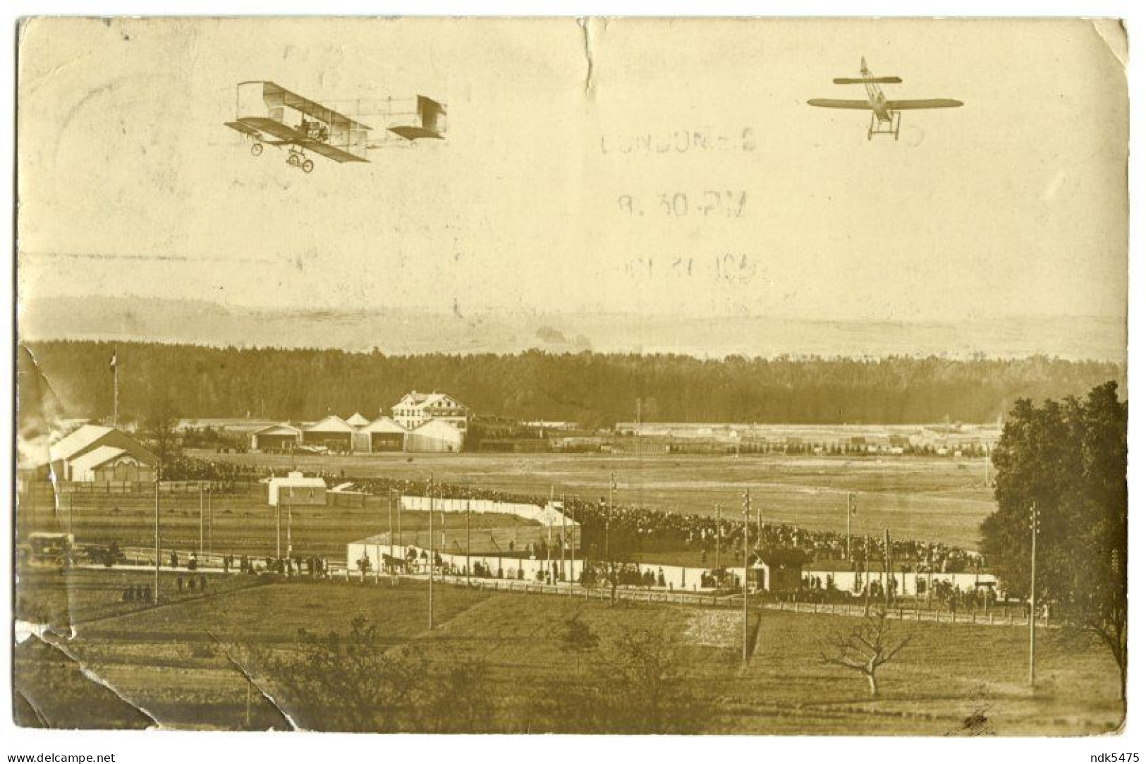 SCHAUFLIEGEN DUBENDORF - ZURICH (CHAILLEY UND LEGAGNEUX), 1910 / LONDON, WEST NORWOOD, CHESTNUT RD. (COLTHURST) - Dübendorf