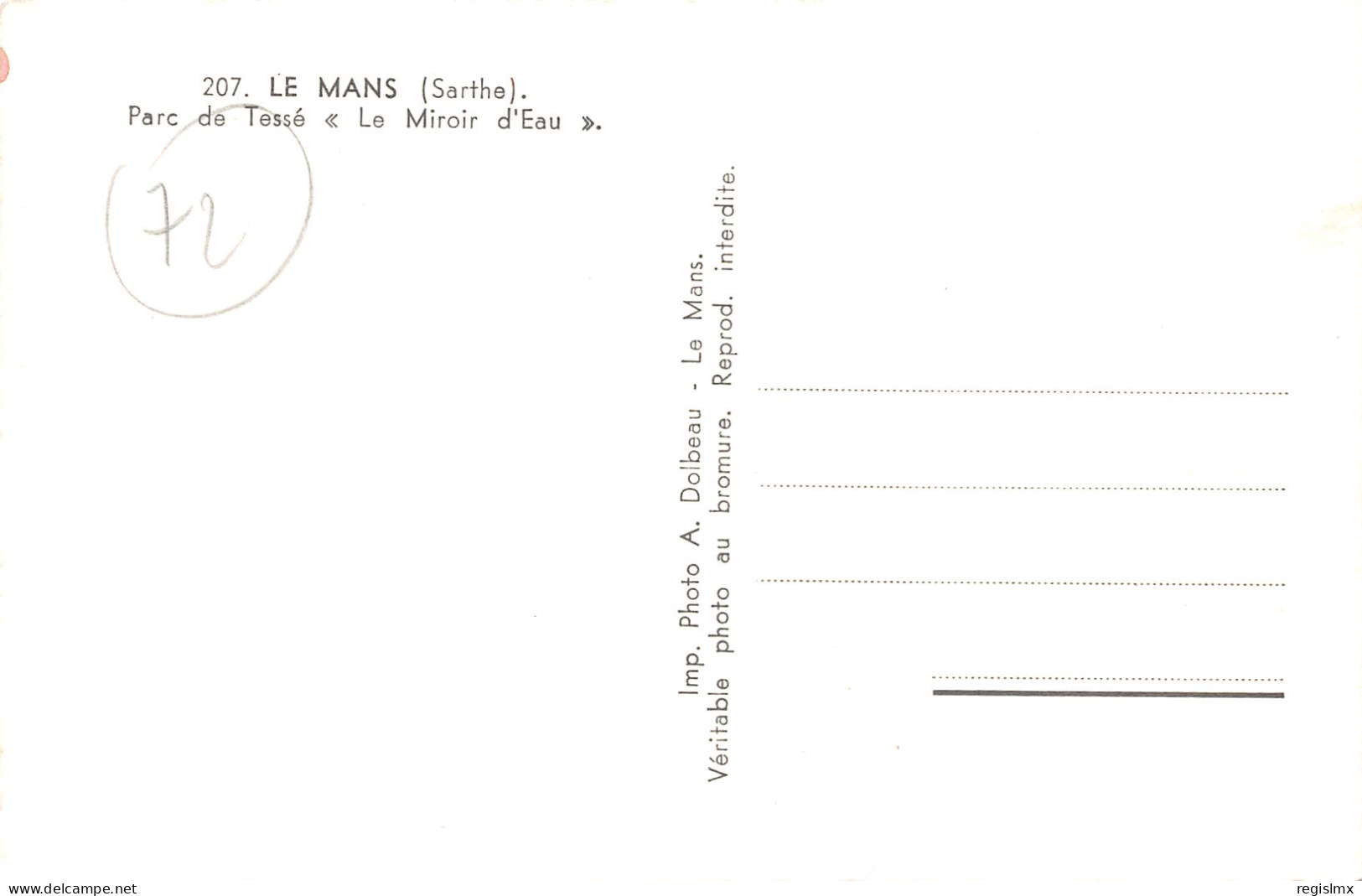 72-LE MANS-N°T1164-H/0365 - Le Mans