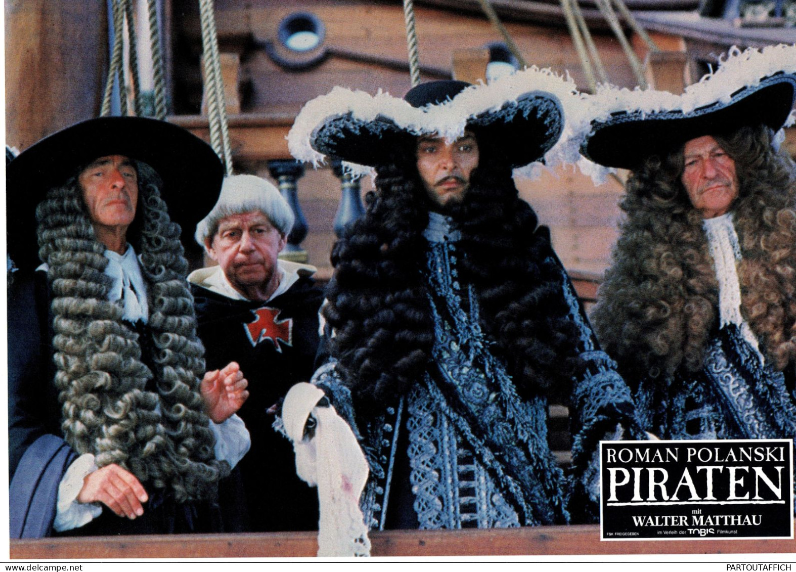 Set De 20 Photos Expl Allemandes PIRATES Roman POLANSKI Walter MATTHAU 1986 21X30cm - Fotos