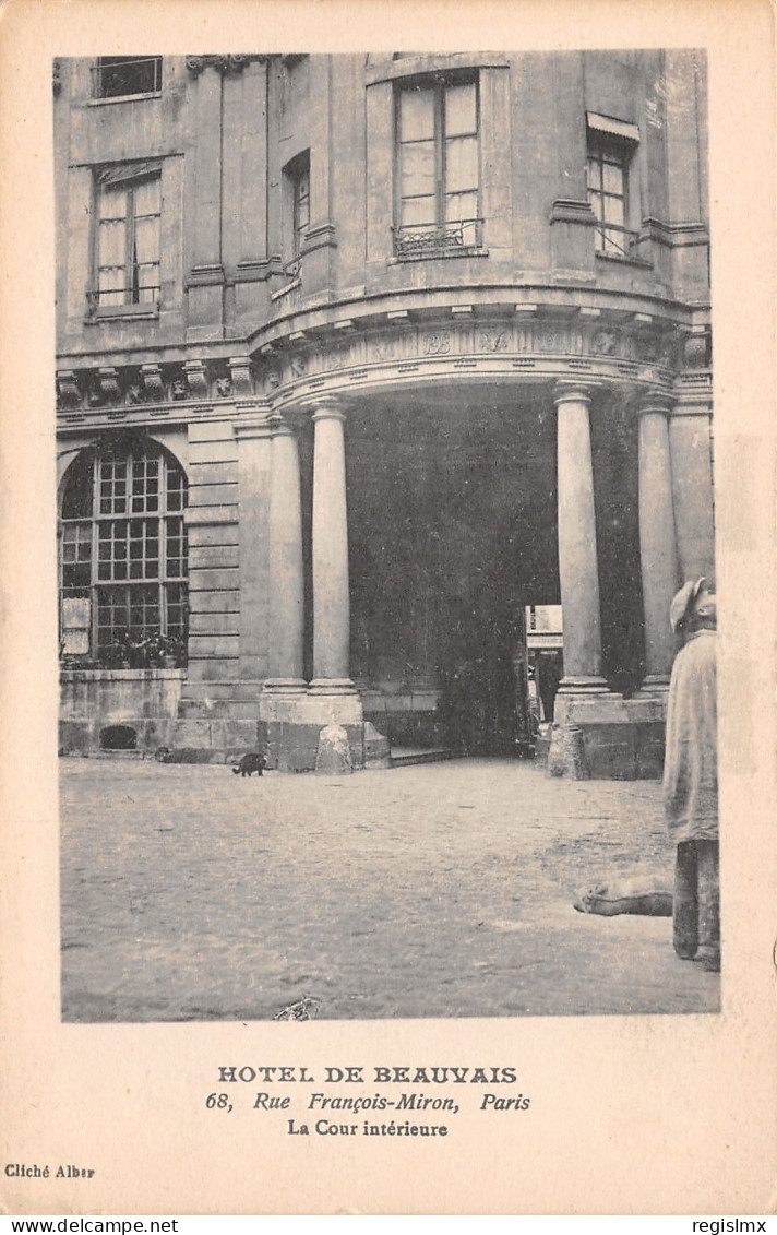 75-PARIS HOTEL DE BEAUVAIS-N°T1165-E/0235 - Otros & Sin Clasificación