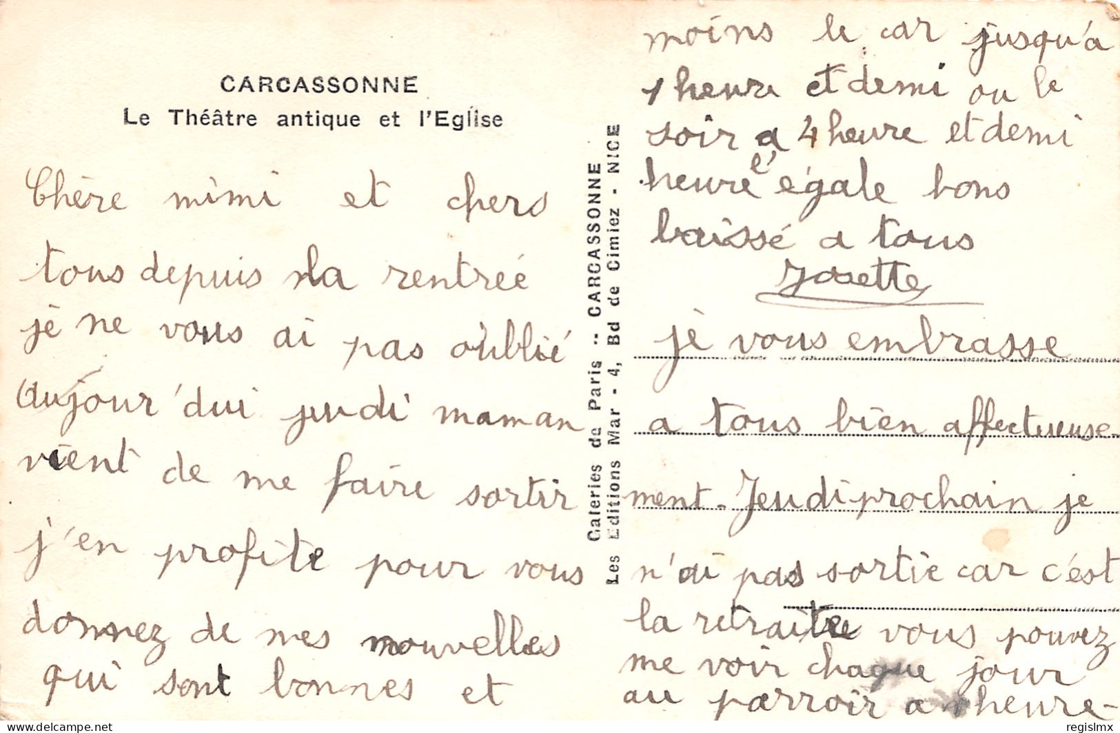 11-CARCASSONNE-N°T1165-D/0371 - Carcassonne