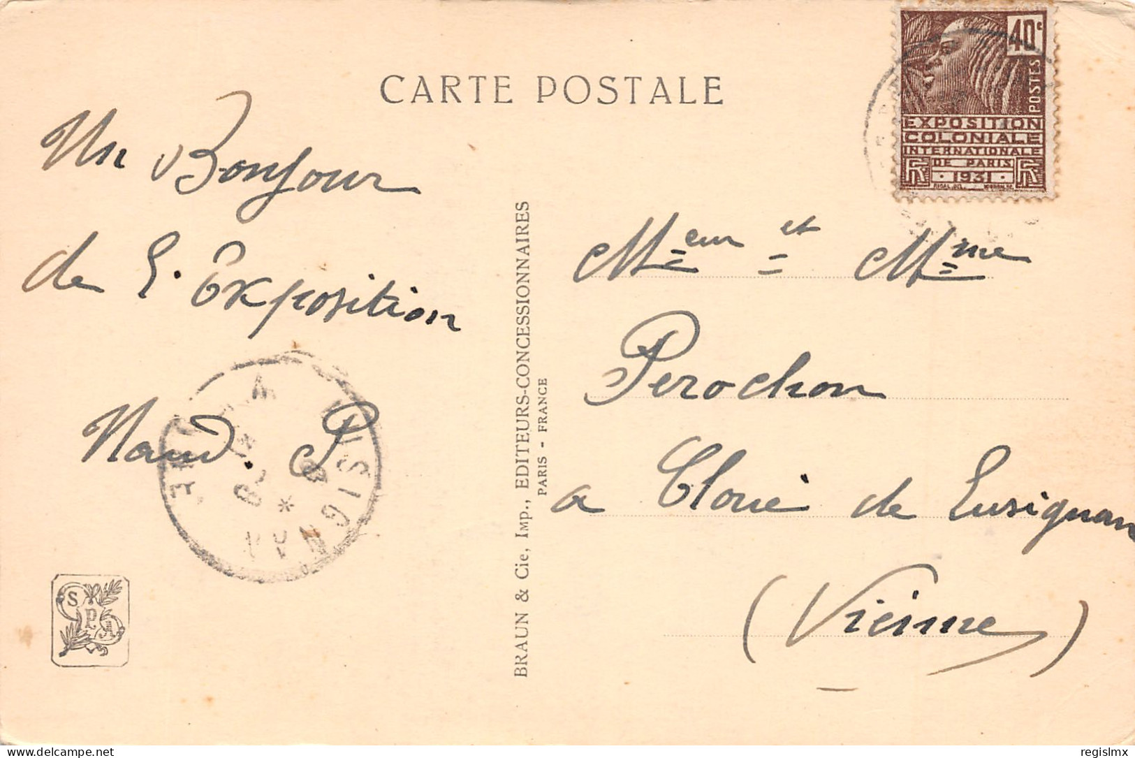 75-PARIS EXPOSITION COLONIALE INTERNATIONALE 1931-N°T1165-D/0331 - Tentoonstellingen