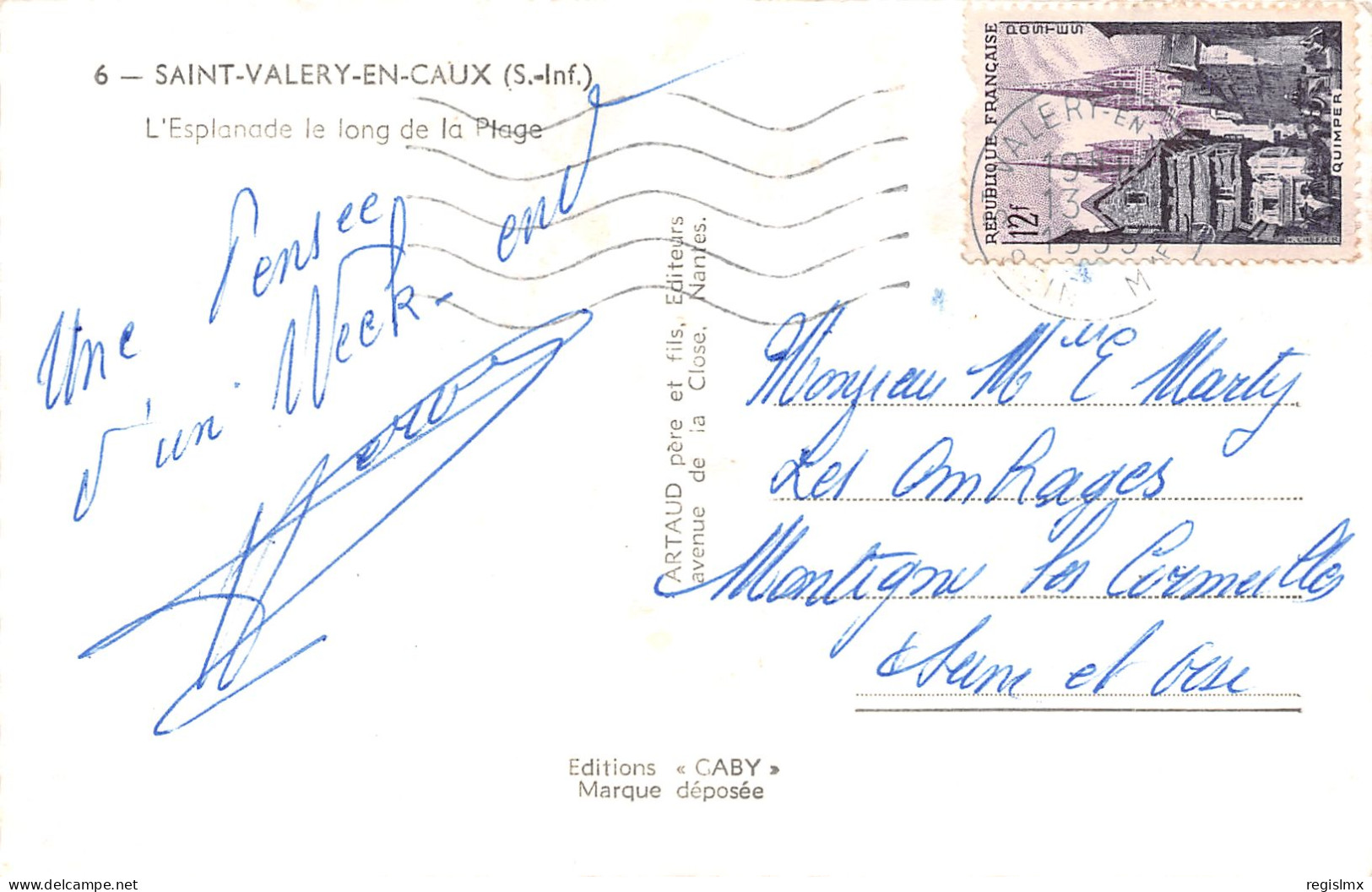 76-SAINT VALERY EN CAUX-N°T1165-C/0127 - Saint Valery En Caux