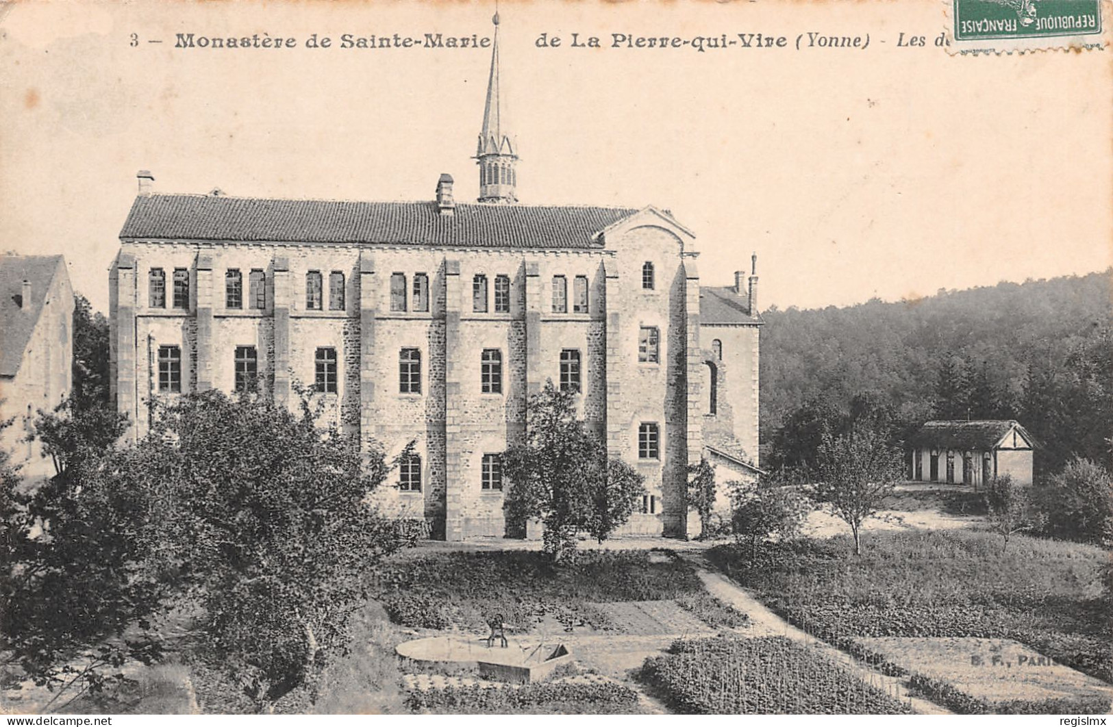 89-SAINT LEGER VAUBAN MONASTERE DE LA PIERRE QUI VIRE-N°T1165-C/0099 - Autres & Non Classés