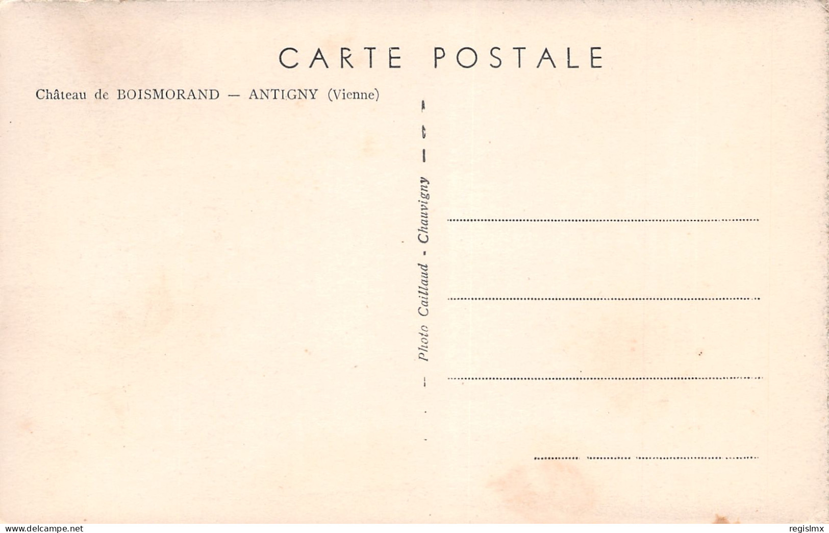 86-ANTIGNY-N°T1165-C/0111 - Other & Unclassified