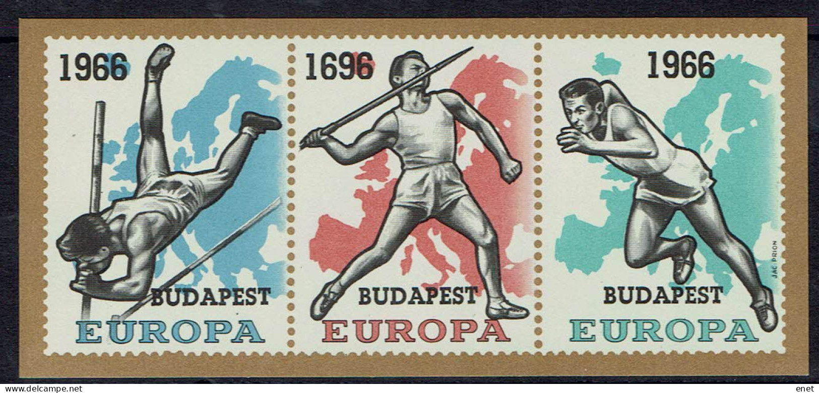 Belgie 1966 -  OBP E98** - Budapest - Foute Opdruk 1696 ! - Atletiek