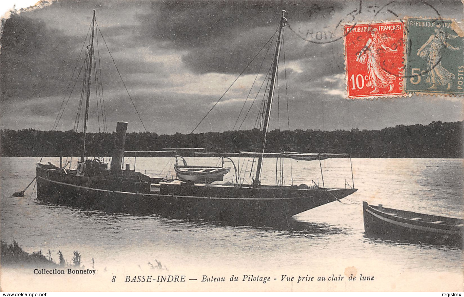 44-BASSE INDRE BATEAU DU PILOTAGE-N°T1165-G/0001 - Basse-Indre