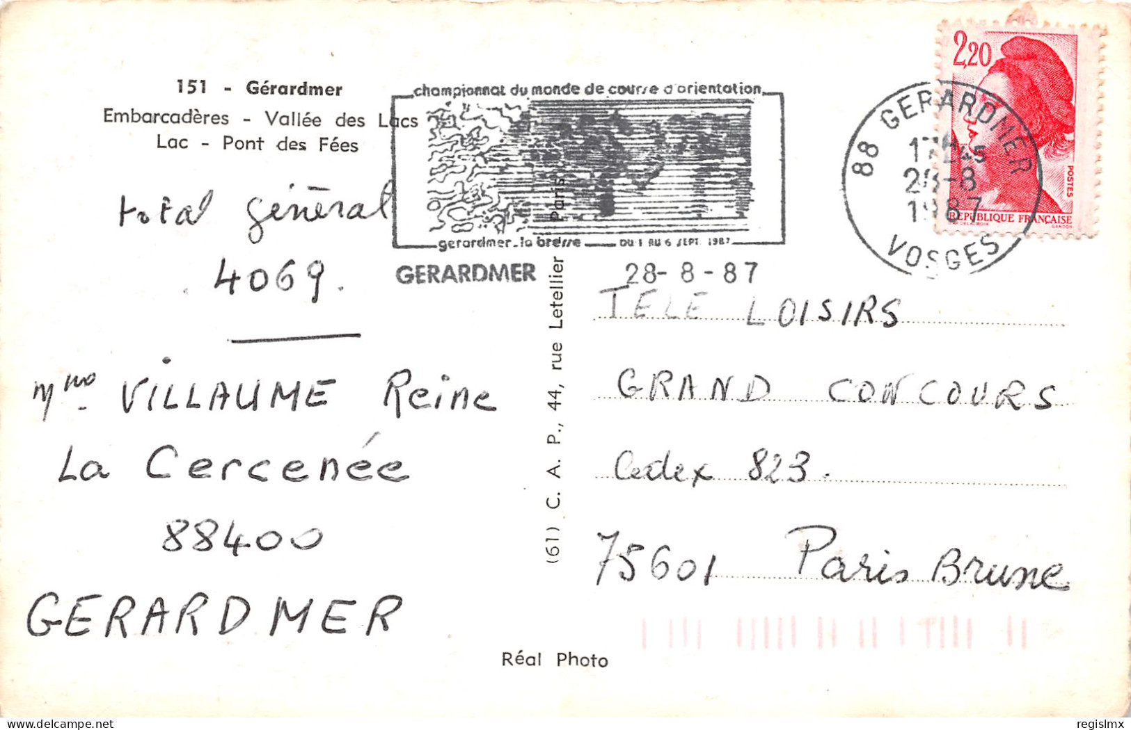 88-GERARDMER-N°T1166-E/0189 - Gerardmer