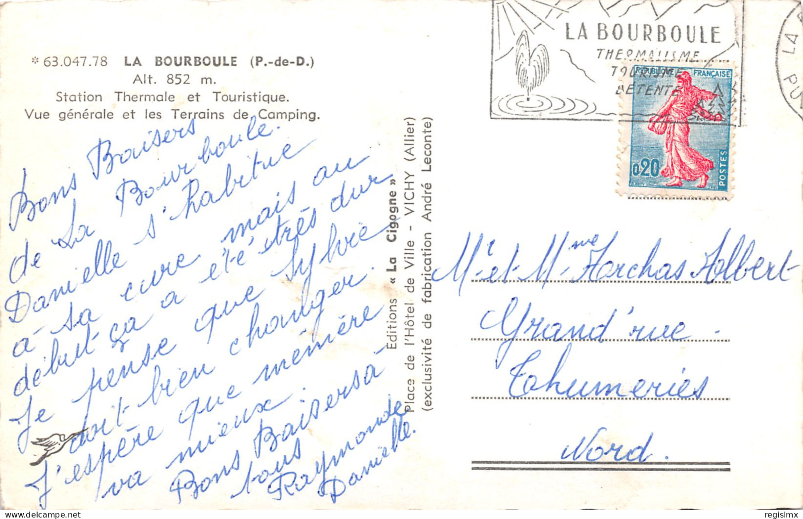 63-LA BOURBOULE-N°T1166-E/0173 - La Bourboule