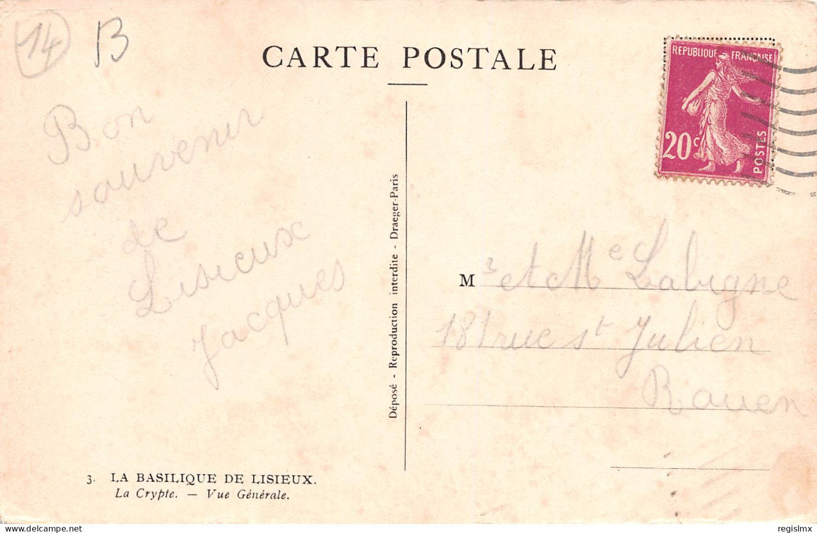 14-LISIEUX-N°T1166-D/0225 - Lisieux