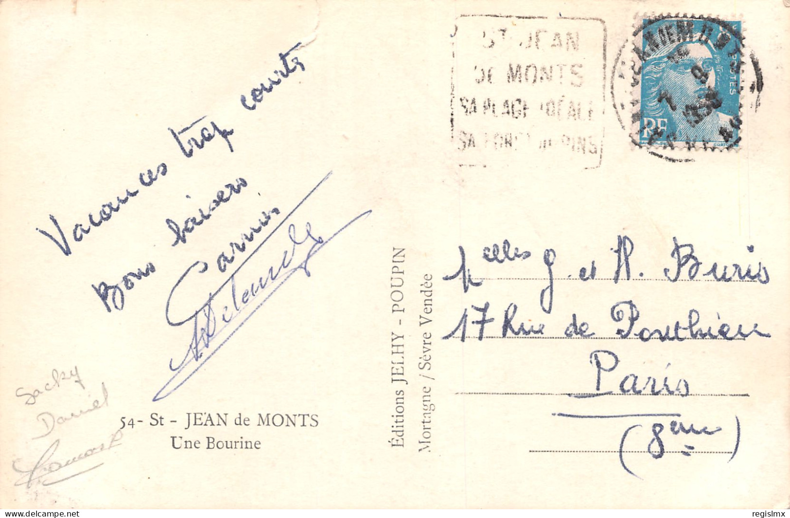 85-SAINT JEAN DE MONTS-N°T1166-B/0391 - Saint Jean De Monts