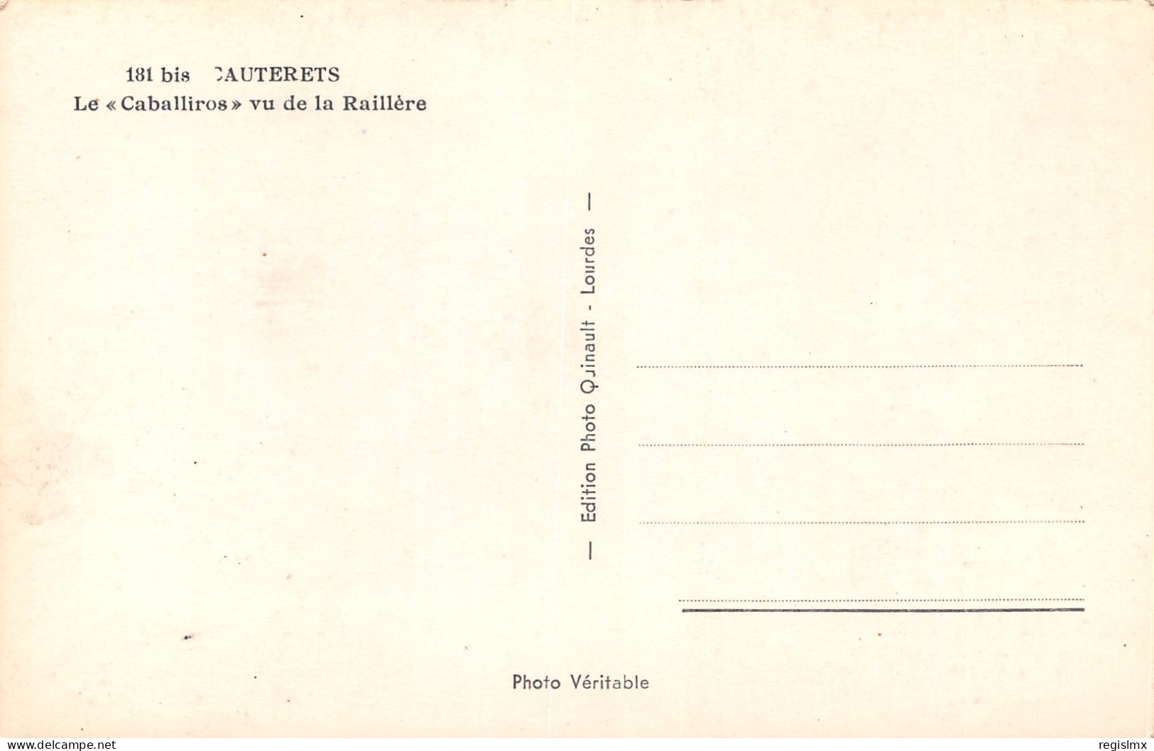 65-CAUTERETS-N°T1166-G/0203 - Cauterets