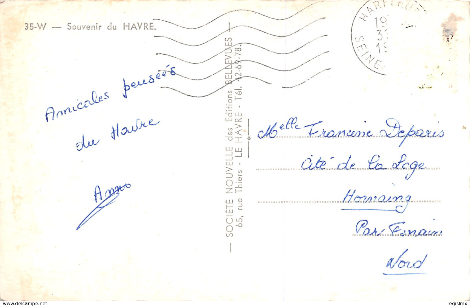 76-LE HAVRE-N°T1166-G/0181 - Non Classificati