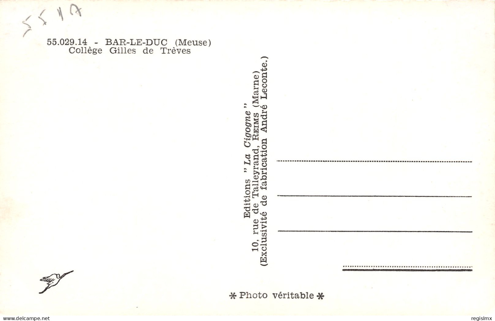 55-BAR LE DUC-N°T1166-G/0121 - Bar Le Duc