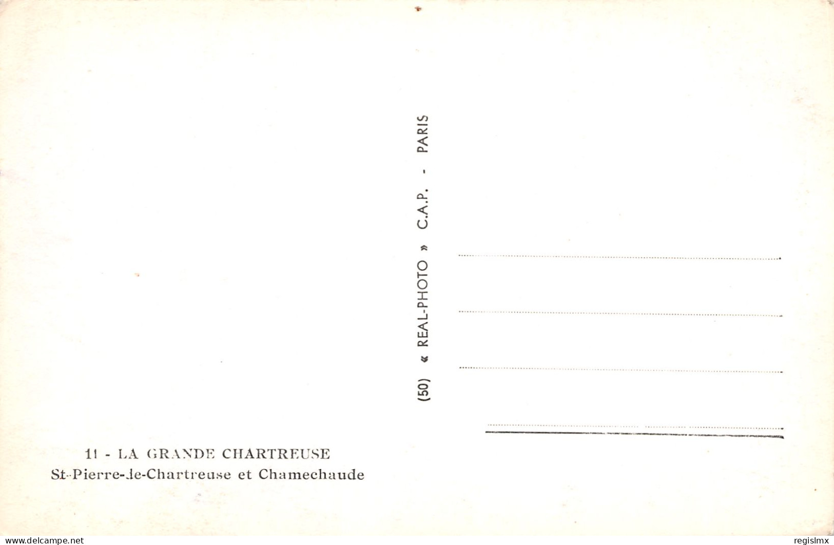 38-LA GRANDE CHARTREUSE-N°T1166-G/0083 - Andere & Zonder Classificatie