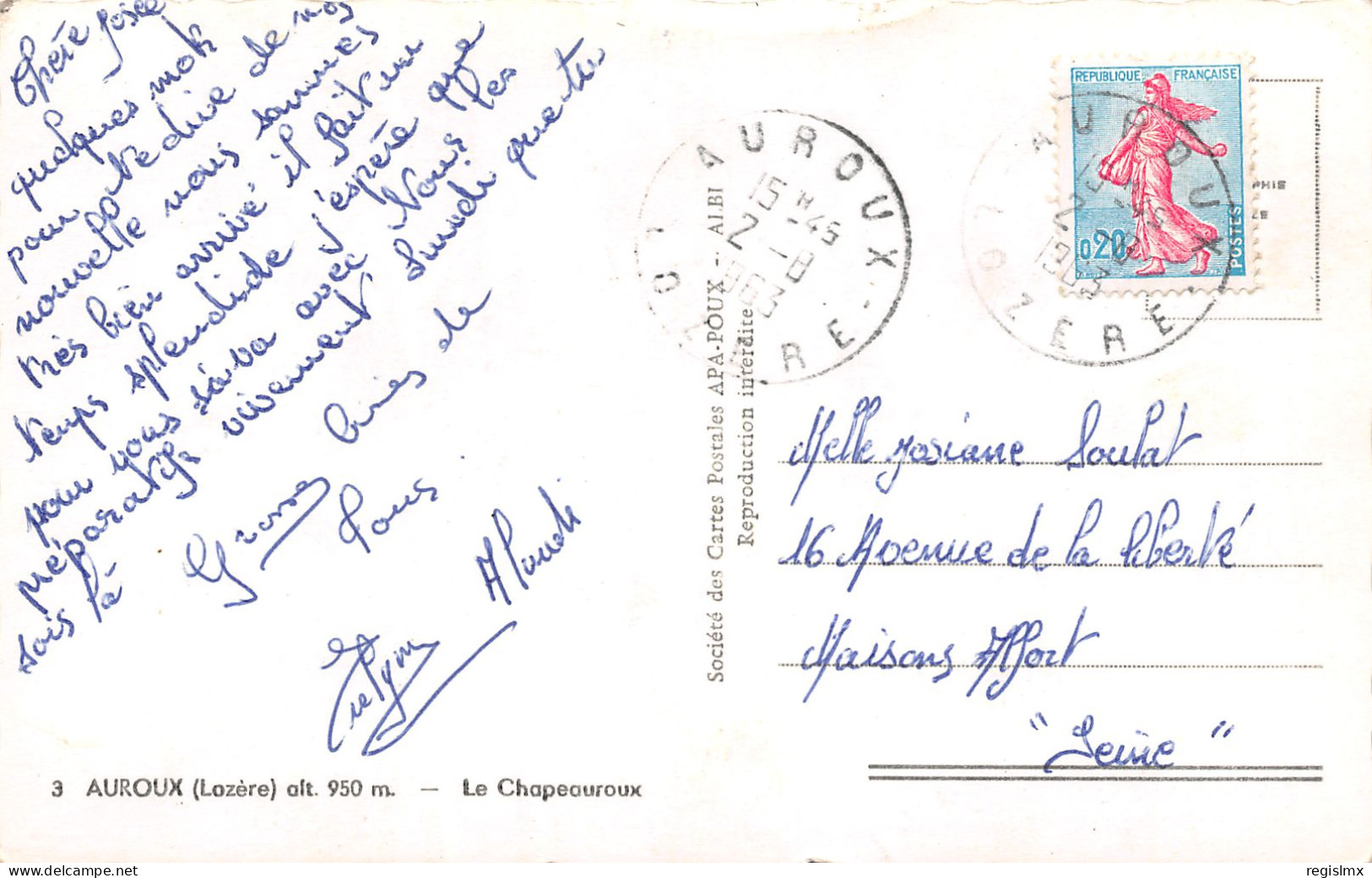 48-AUROUX-N°T1166-E/0281 - Other & Unclassified
