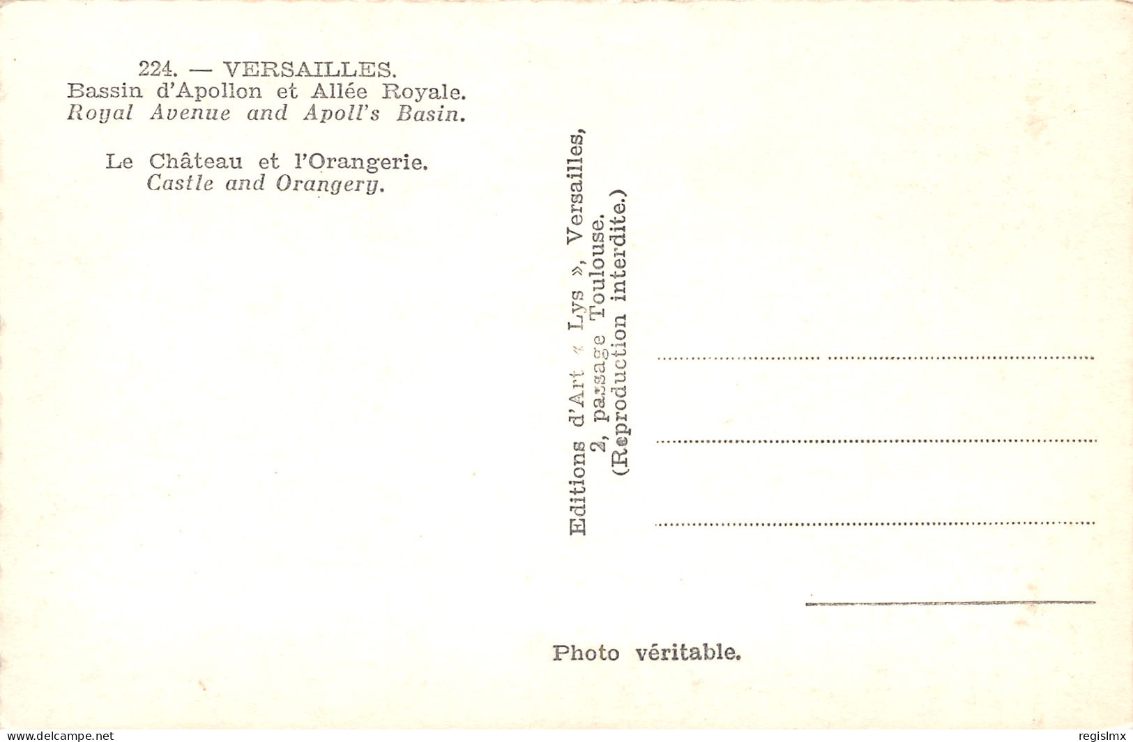 78-VERSAILLES-N°T1166-E/0247 - Versailles