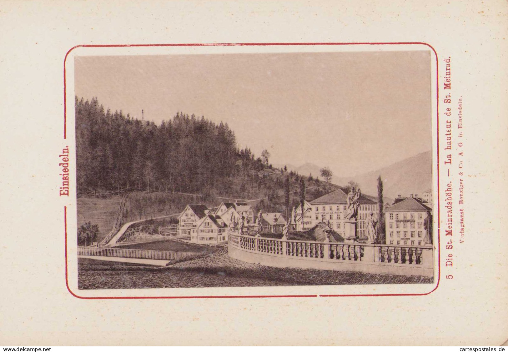 Fotoalbum 12 Fotografien Einsiedeln, Ansicht Einsiedeln, Kloster, Gnadenkapelle, Hauptplatz  - Albums & Collections