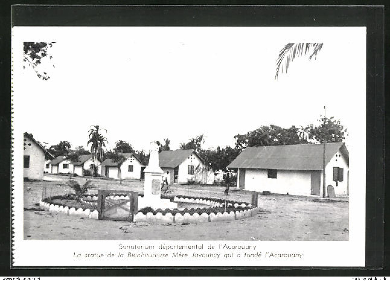 AK Acarouany, Sanatorium, La Statue De La Bienheureuse Mère Javouhey  - Other & Unclassified