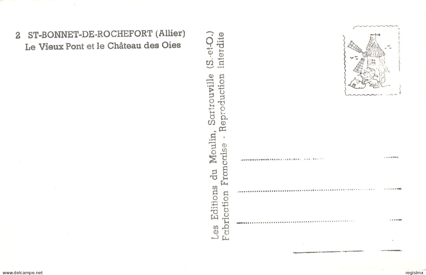 03-SAINT BONNET DE ROCHEFORT-N°T1166-H/0243 - Autres & Non Classés