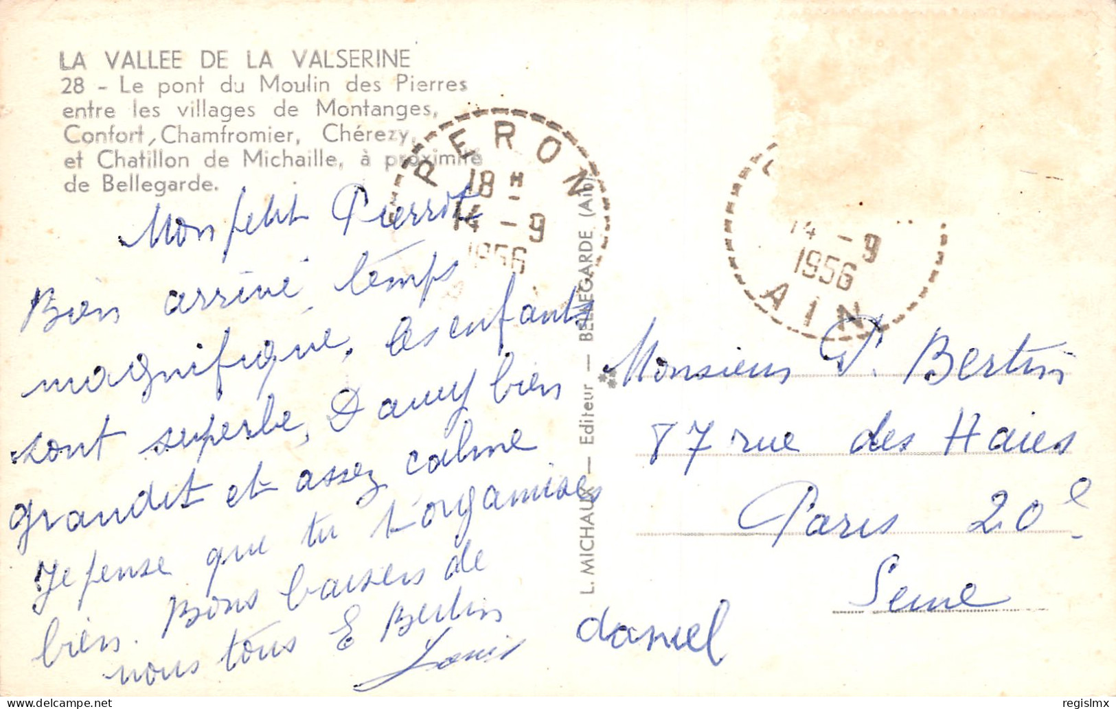 01-VALLEE DE LA VALSERINE-N°T1166-H/0215 - Unclassified