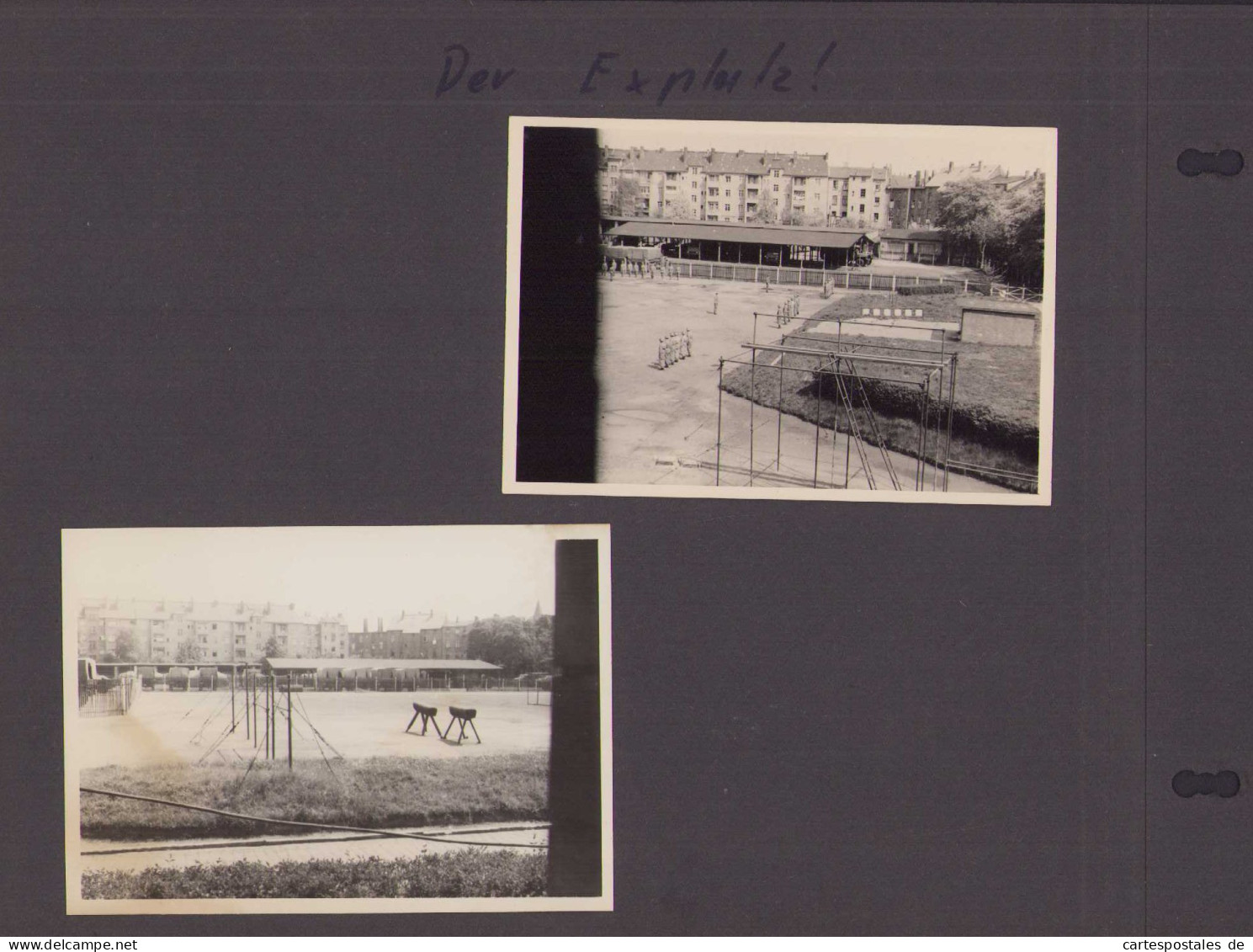 Fotoalbum 1971 - 1974 DDR Mit 58 Fotografien NVA, Ansicht Halle, Uffz, Granatwerfer, Kaserne, Feldlager, Uniform  - Albums & Collections