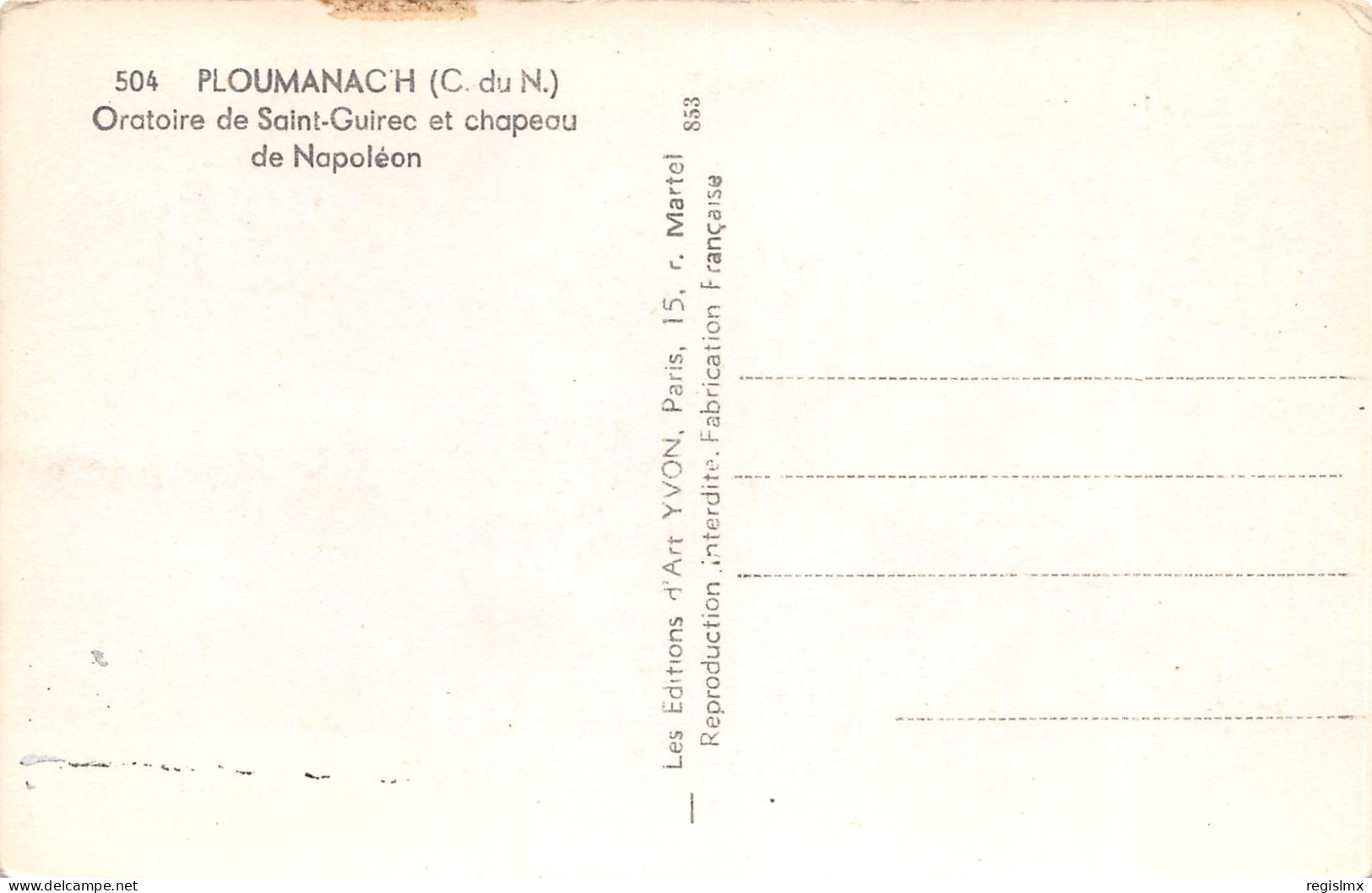 22-PLOUMANACH-N°T1166-H/0041 - Ploumanac'h