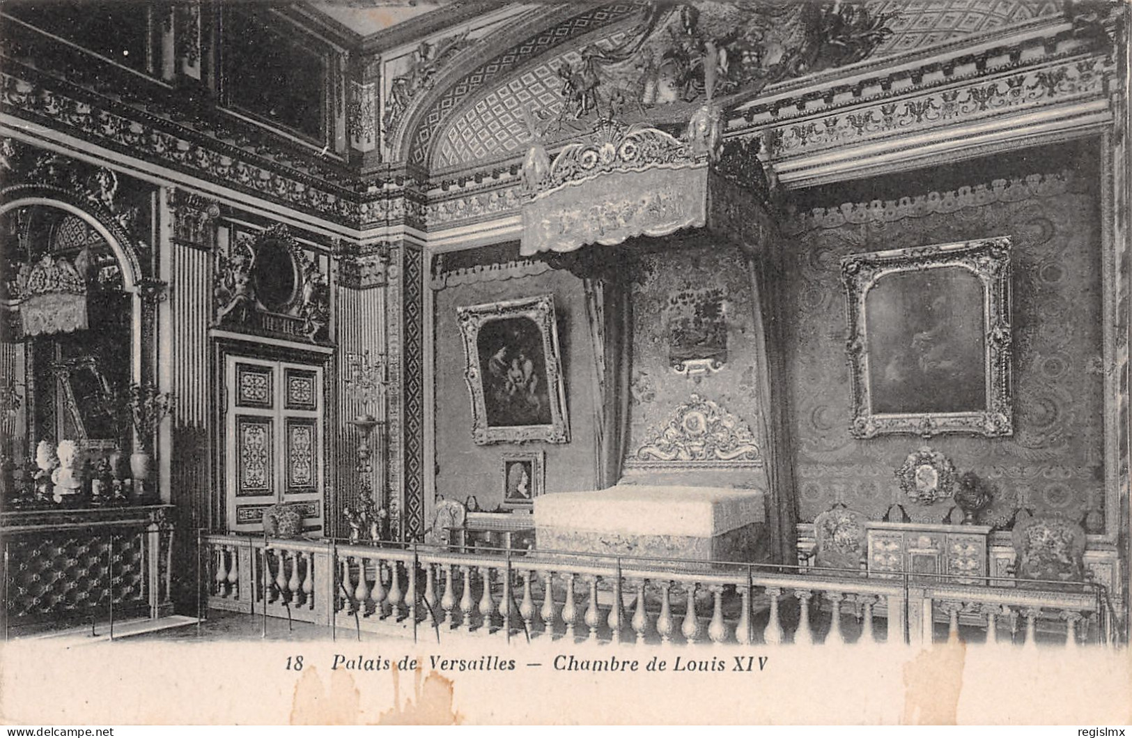 78-VERSAILLES LE PALAIS CHAMBRE DE LOUIS XIV-N°T1167-C/0191 - Versailles (Kasteel)