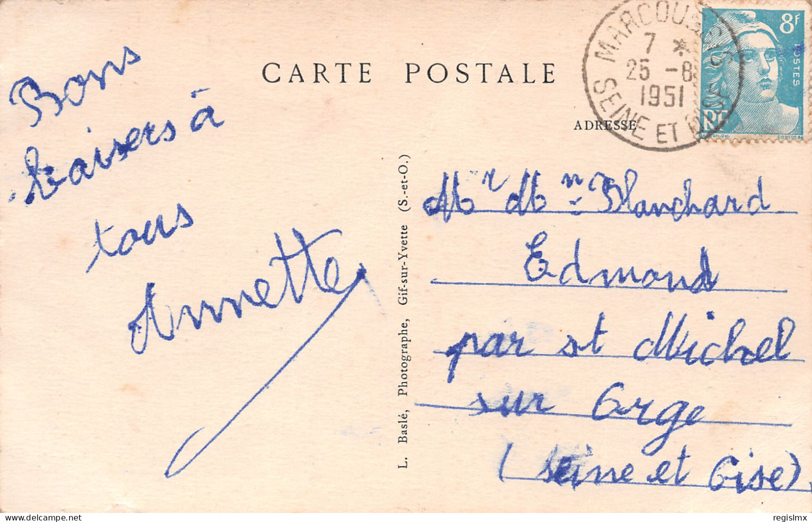 91-MARCOUSSIS-N°T1167-C/0021 - Other & Unclassified