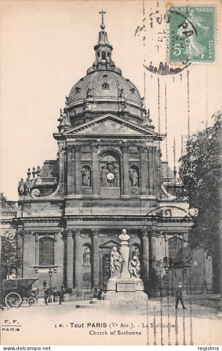 75-PARIS LA SORBONNE-N°T1167-G/0111 - Other & Unclassified