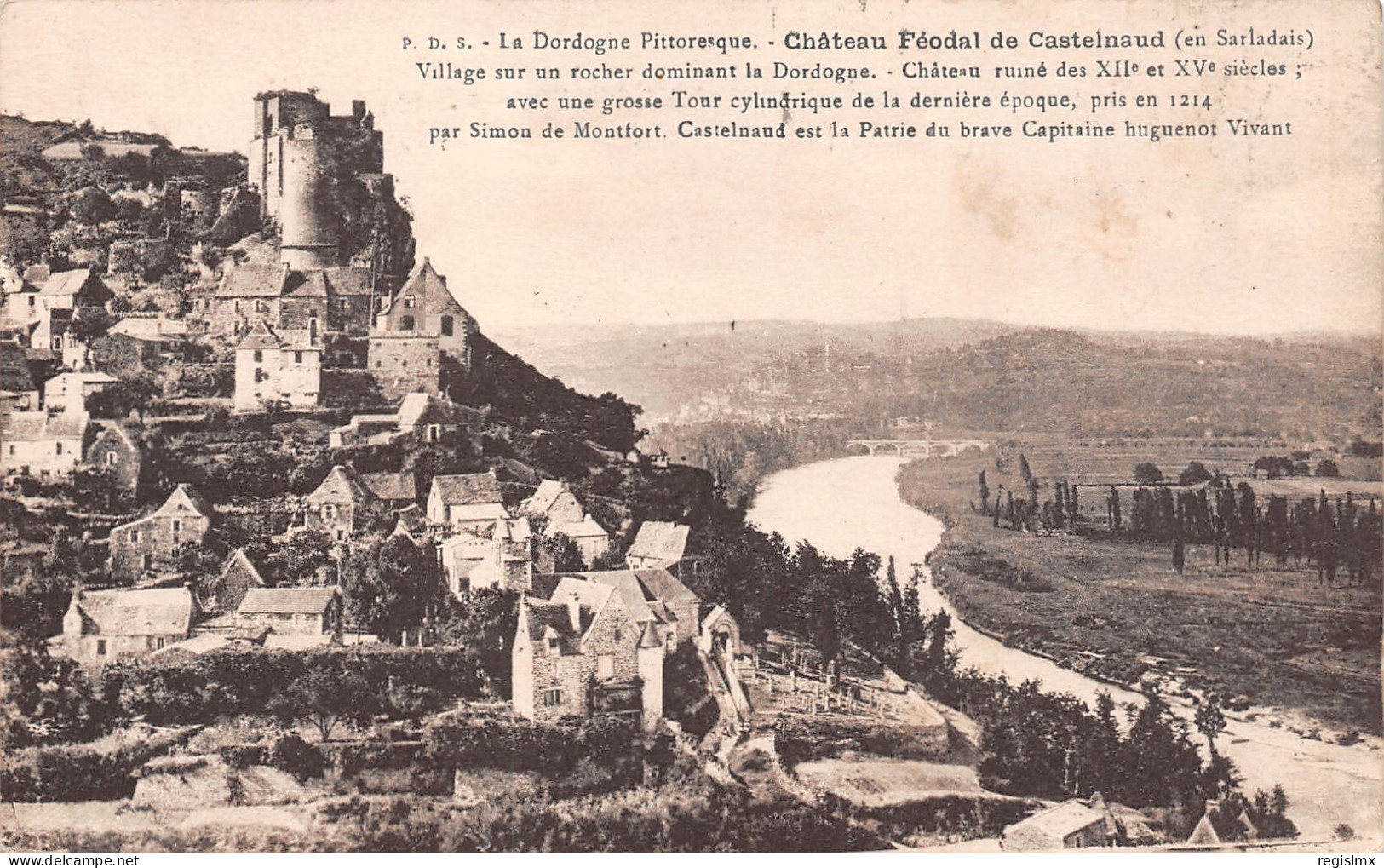 24-CASTELNAUD CHATEAU FEODAL-N°T1167-F/0363 - Other & Unclassified