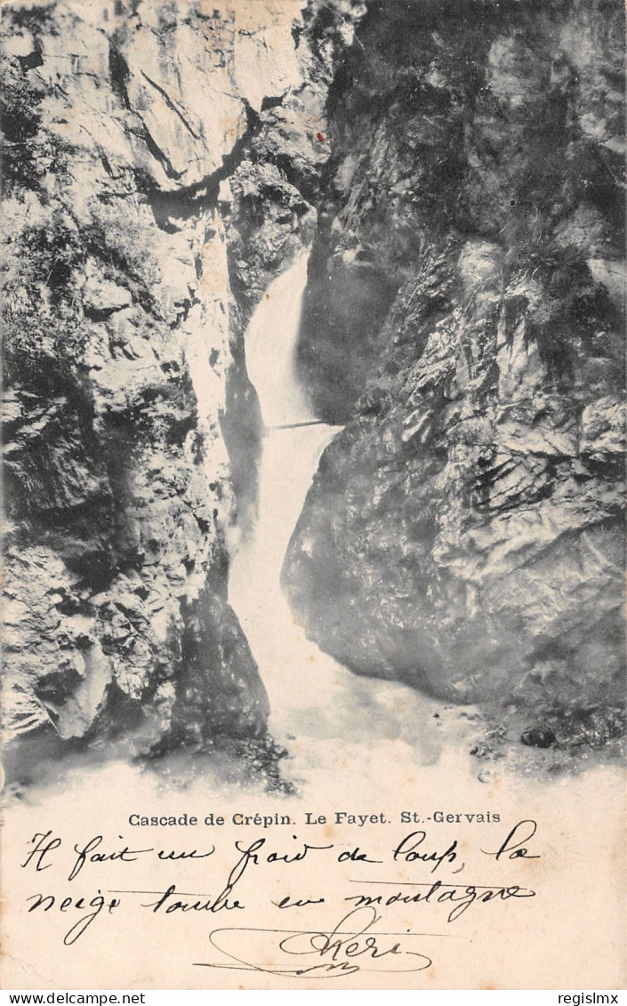 74-CASCADE DE CREPIN-N°T1167-E/0277 - Andere & Zonder Classificatie