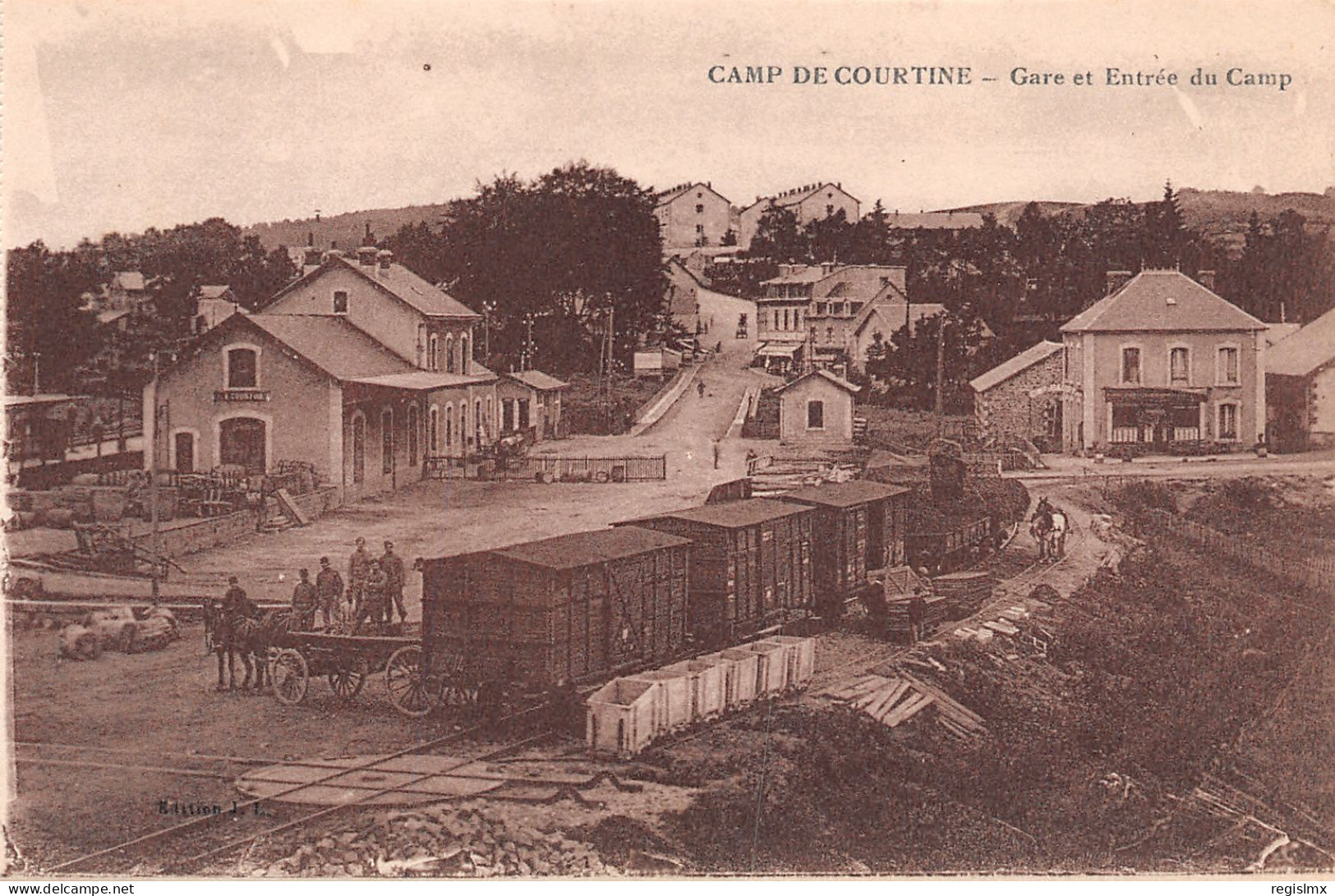 23-CAMP DE LA COURTINE-N°T1168-A/0101 - Other & Unclassified