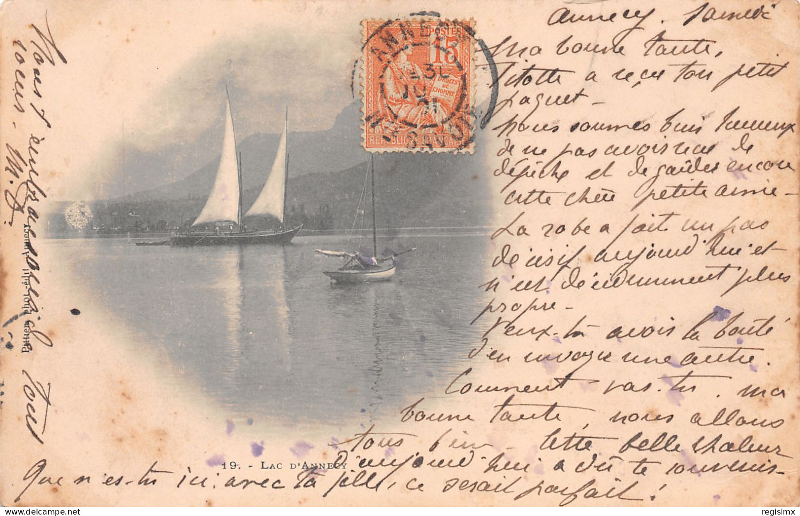 74-LE LAC D ANNECY-N°T1168-C/0223 - Sonstige & Ohne Zuordnung